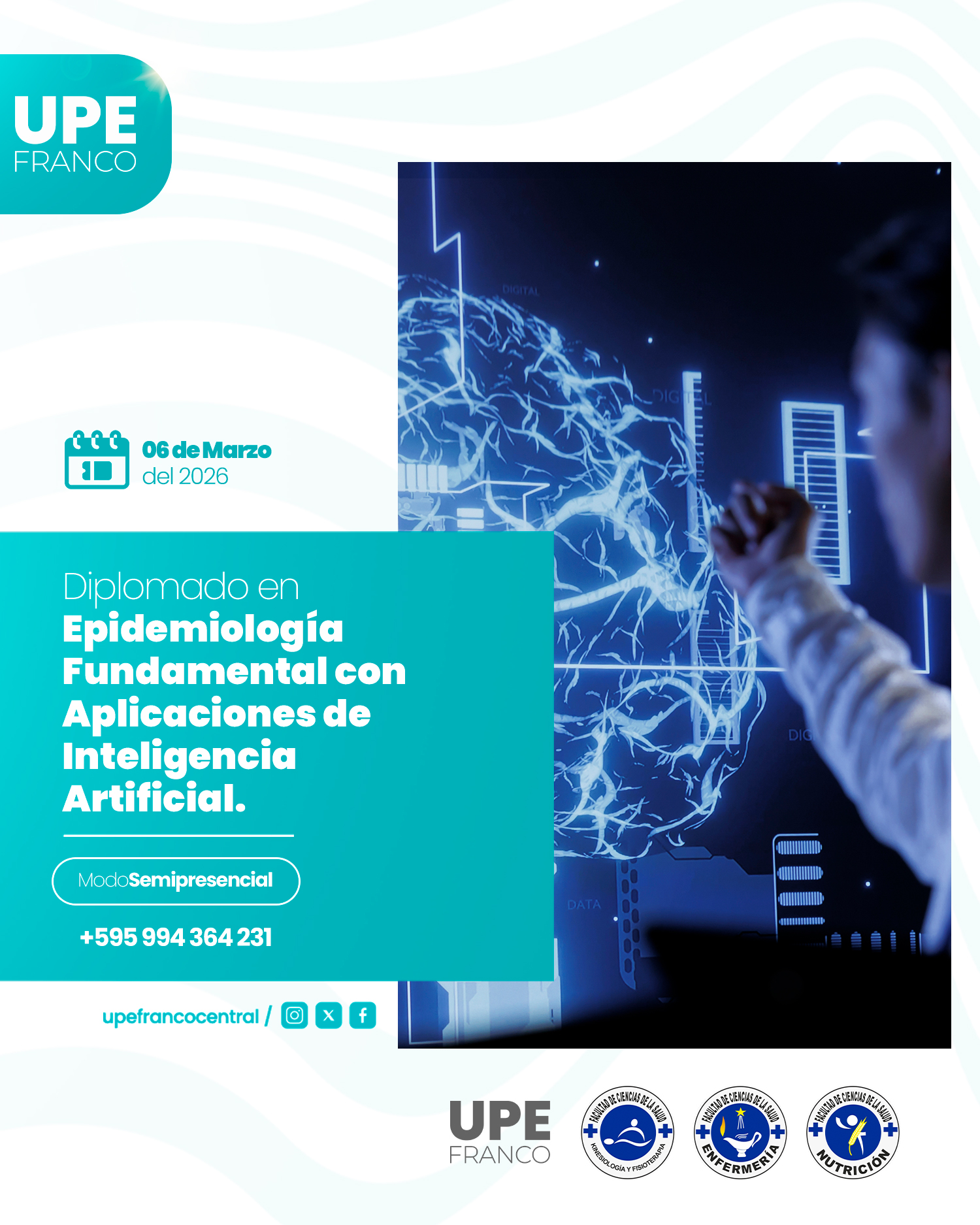 UPE Franco lanza Diplomado en Epidemiología con Aplicaciones de Inteligencia Artificial