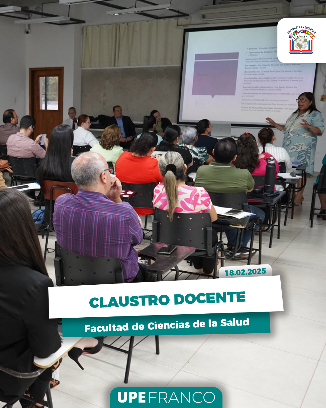 Claustro Docente en la Facultad de Ciencias de la Salud: Fortaleciendo la labor Académica 