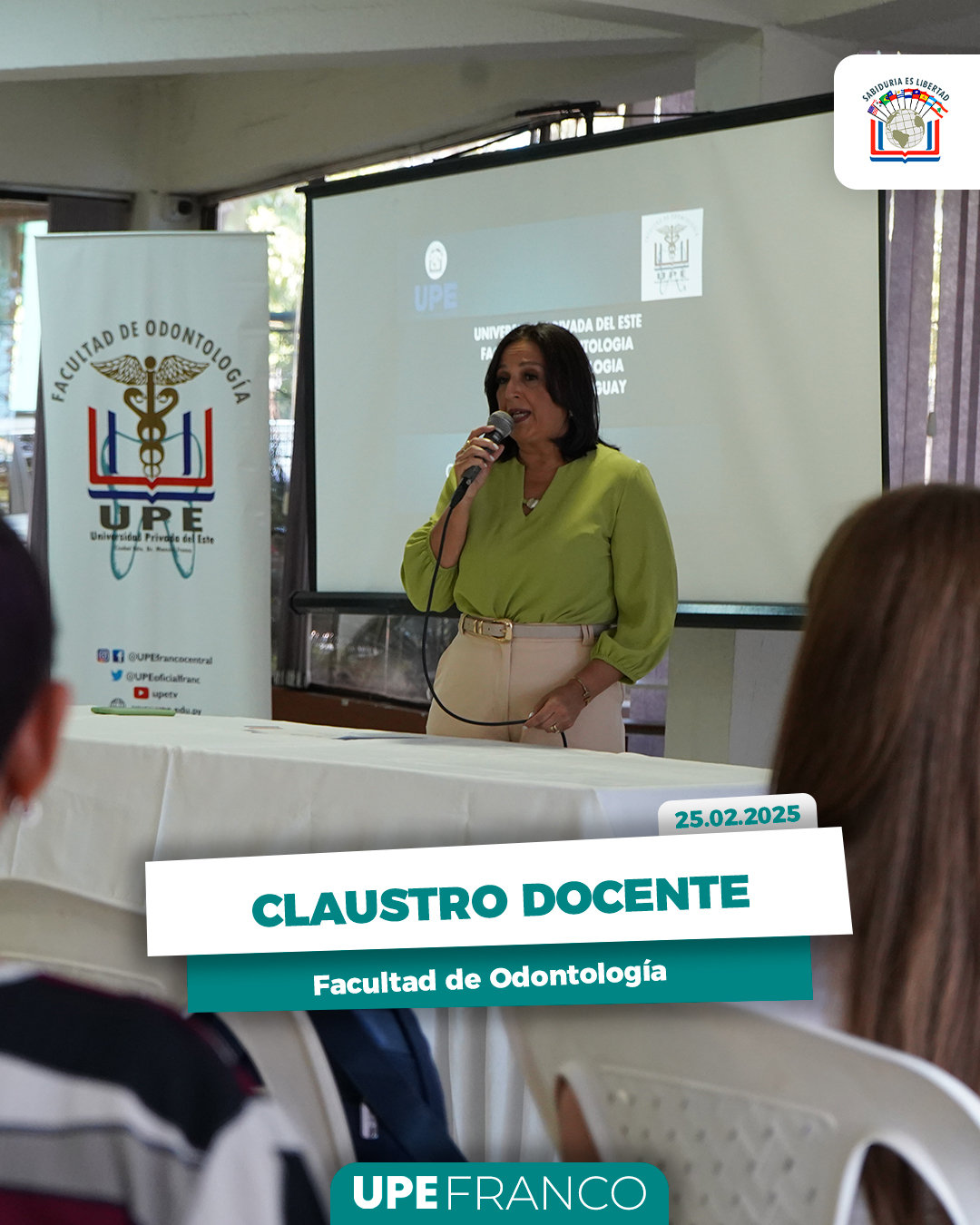 Claustro Docente 2025: Docentes de Odontología UPE se reúnen para potenciar la educación en 2025