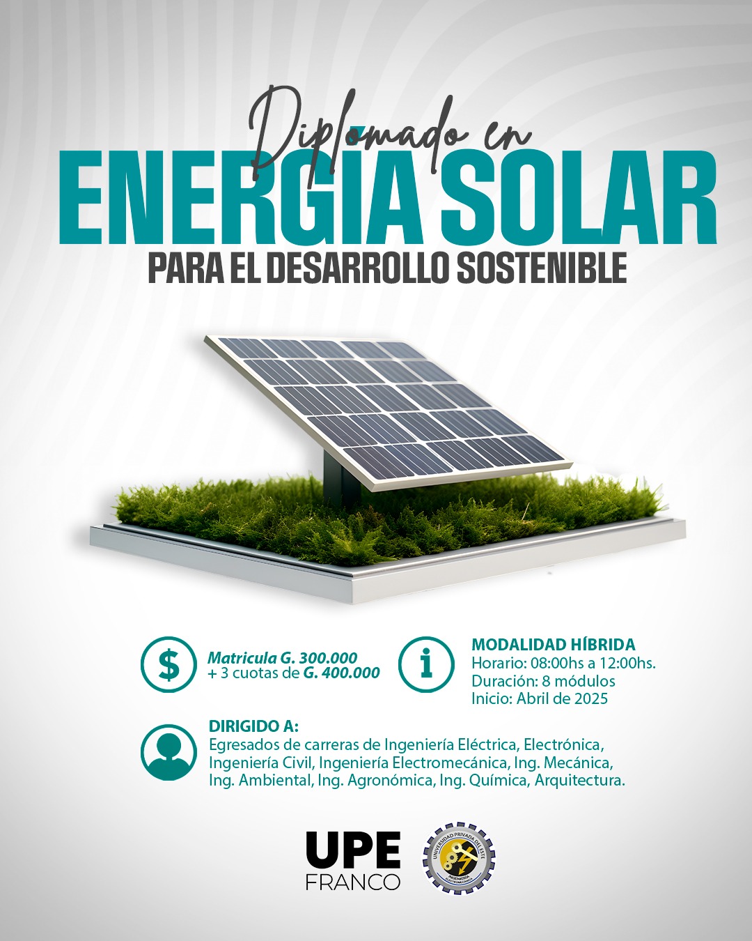 Diplomado en Energía Solar para el Desarrollo Sostenible