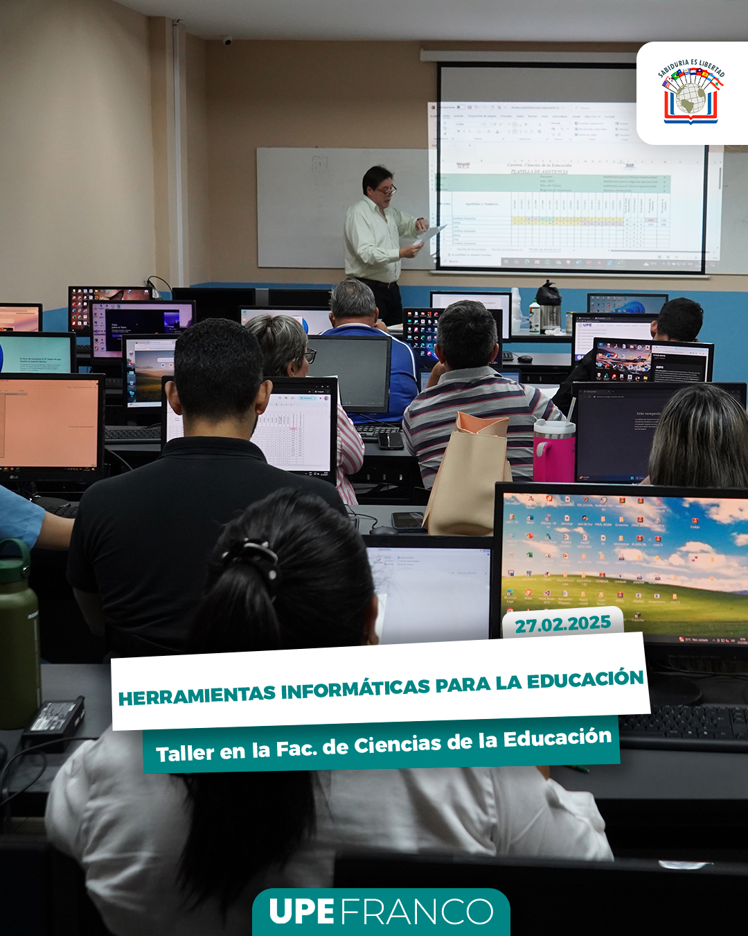 Culmina con éxito la capacitación en Herramientas Informáticas para la Educación