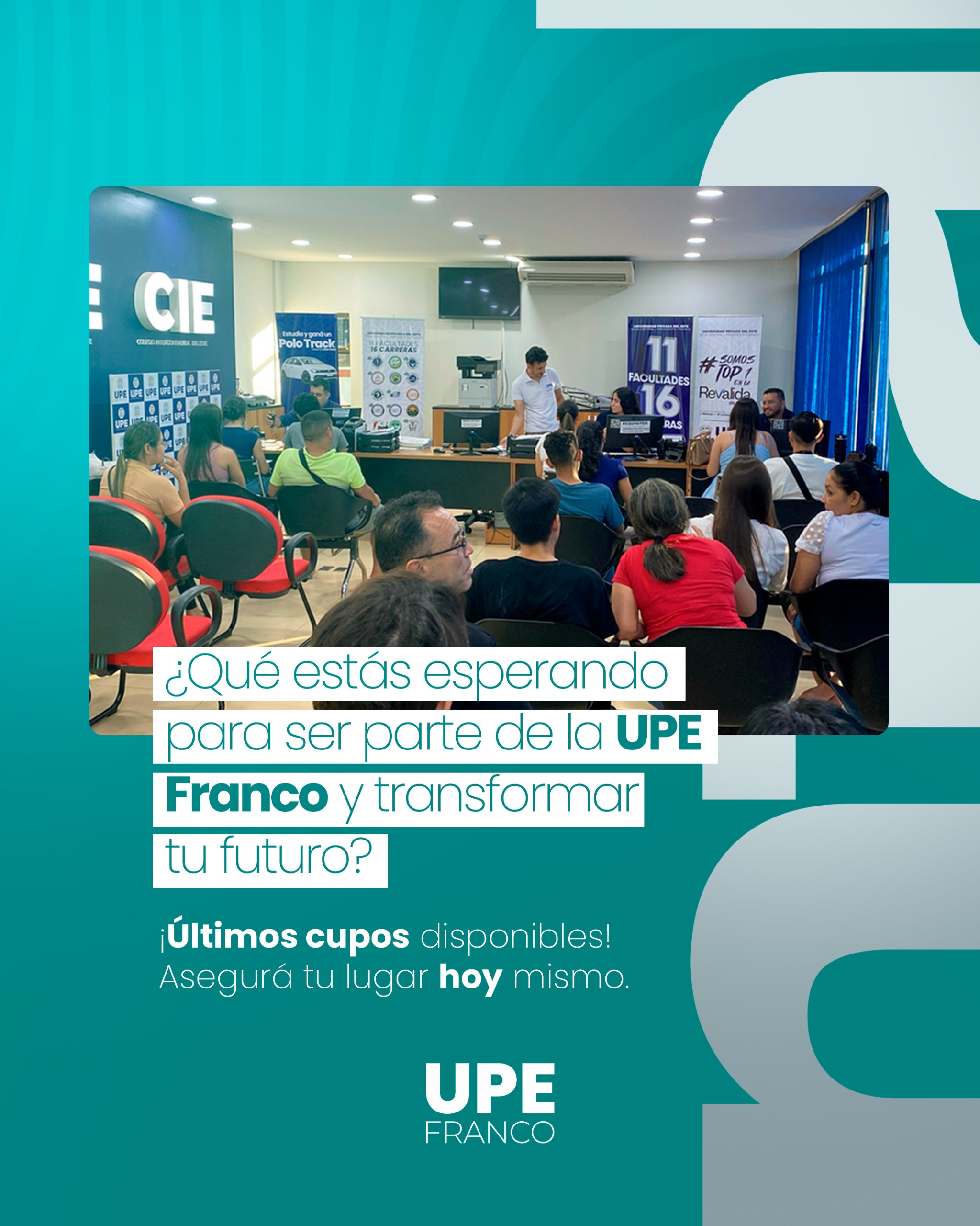 Últimos días de inscripción en la UPE Franco: ¡Inscribíte ya y asegurá tu futuro!