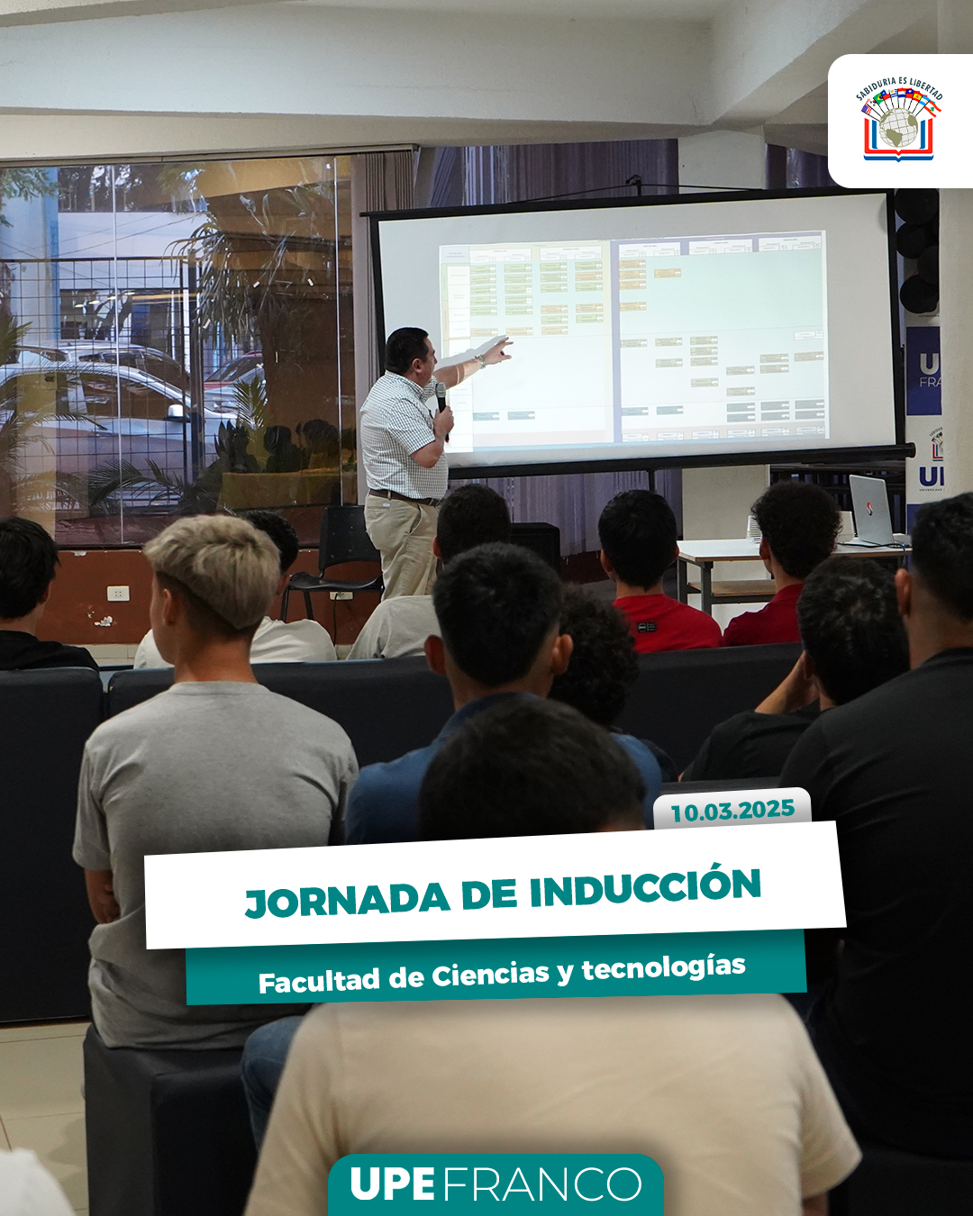 Jornada de Inducción: UPE Franco recibe a sus nuevos estudiantes de Ingeniería Electromecánica