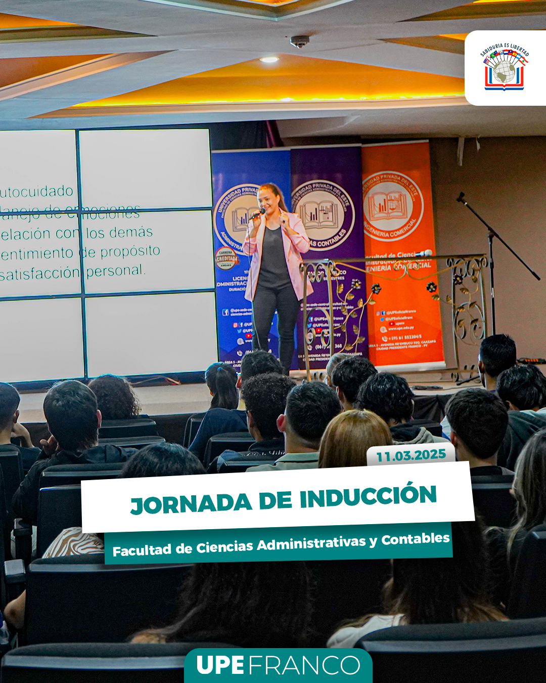 Jornada de Inducción 2025: Bienvenida a una Nueva Generación de Profesionales en Ciencias Administrativas y Contables