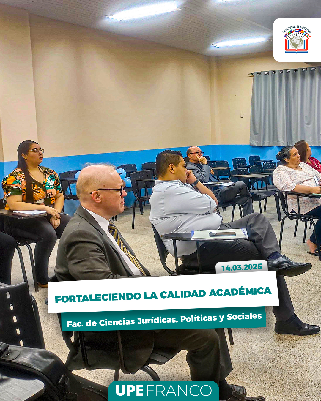 UPE FRANCO Fortaleciendo la Calidad Académica: Reuniones Estratégicas en la carrera de Derecho