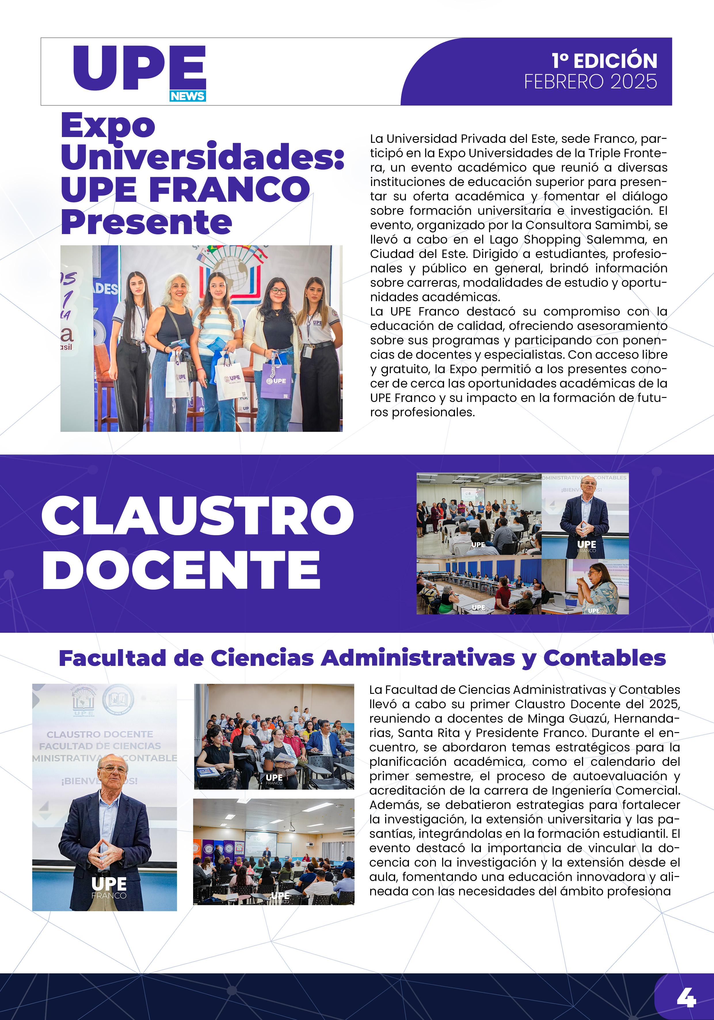 UPE NEWS: Febrero de 2025