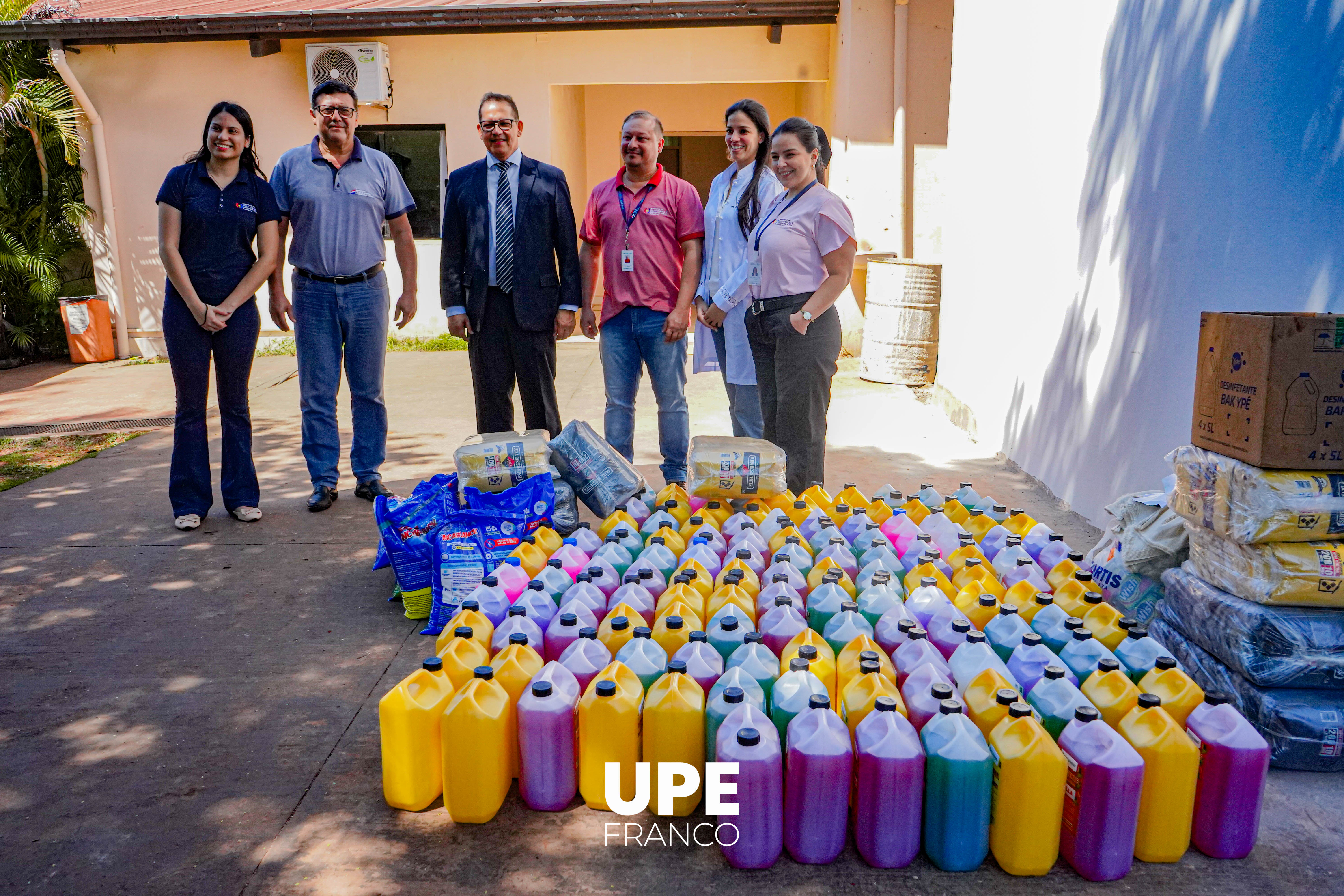 UPE FRANCO dona insumos al Hospital Distrital de Presidente Franco