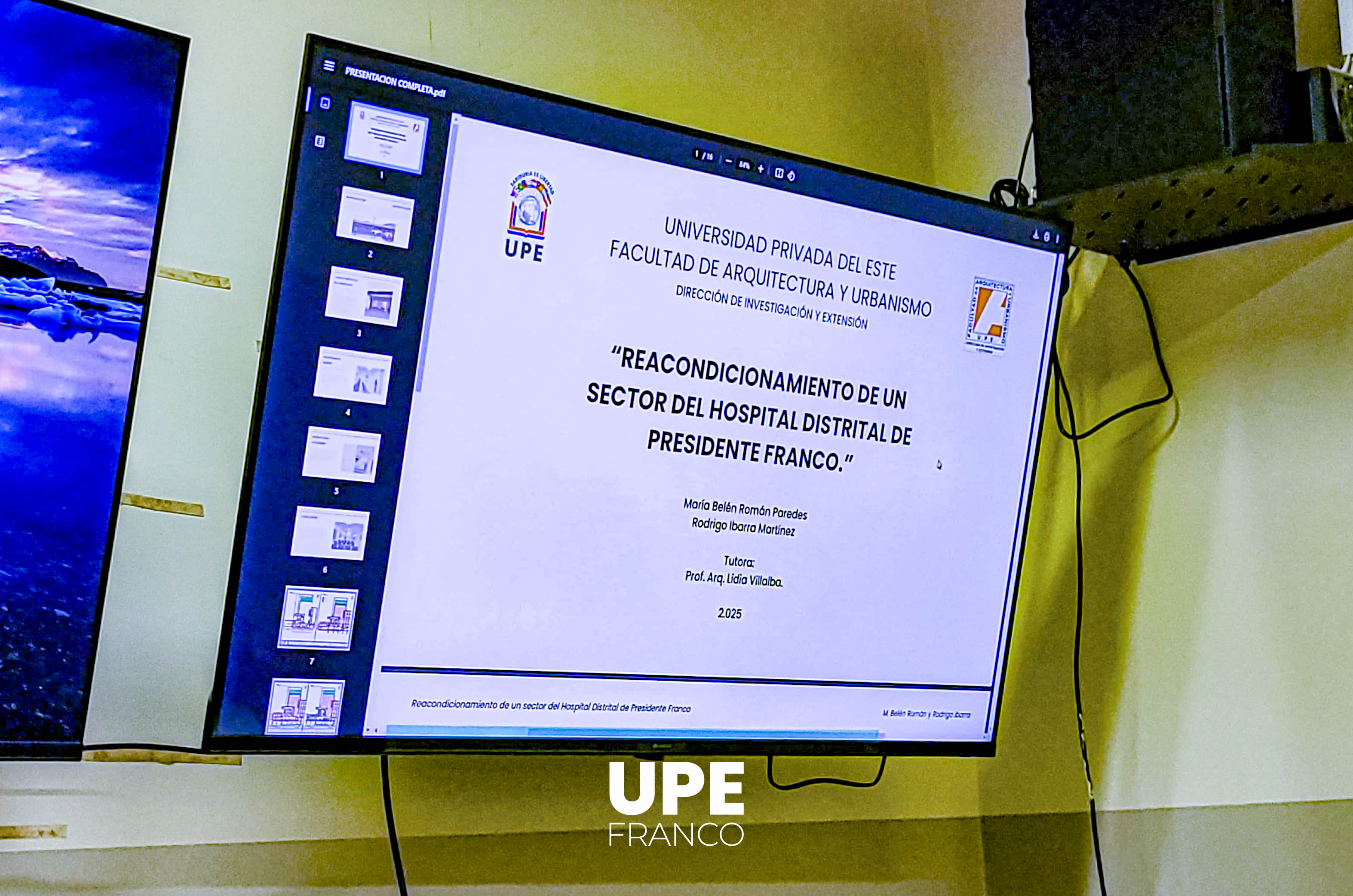 Proyecto de Reacondicionamiento de un Sector del Hospital Distrital de Presidente Franco
