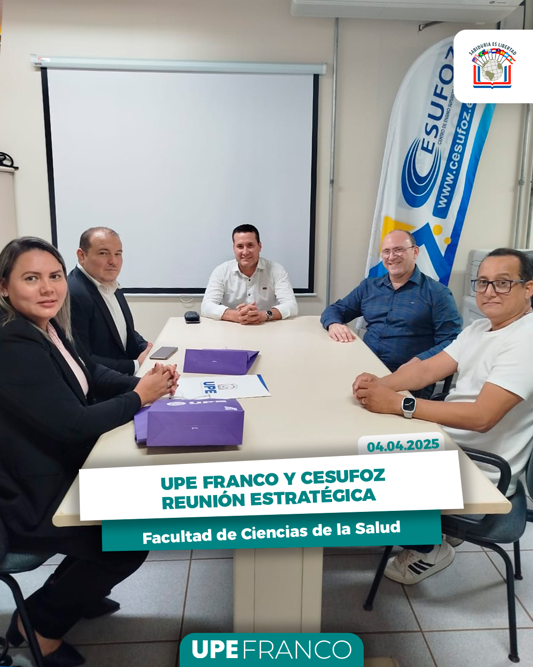 Fortaleciendo alianzas: UPE Franco gestiona la inclusión de Enfermería en el programa de movilidad con CESUFOZ