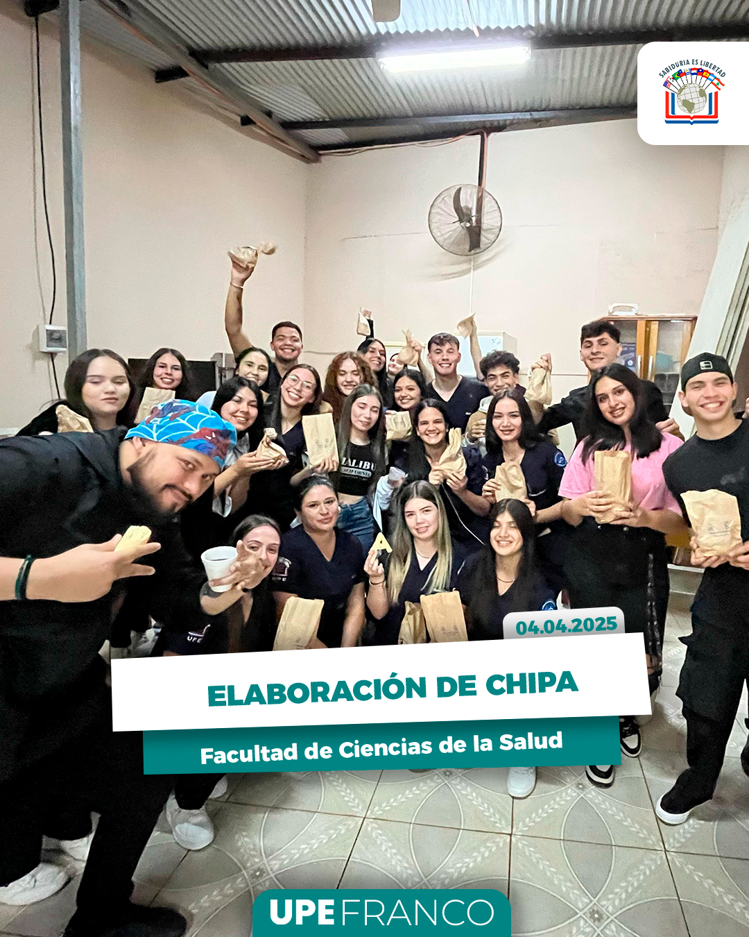Proyecto Oñondivepá chipa apó ha Vía crucis en Ciencias de la Salud