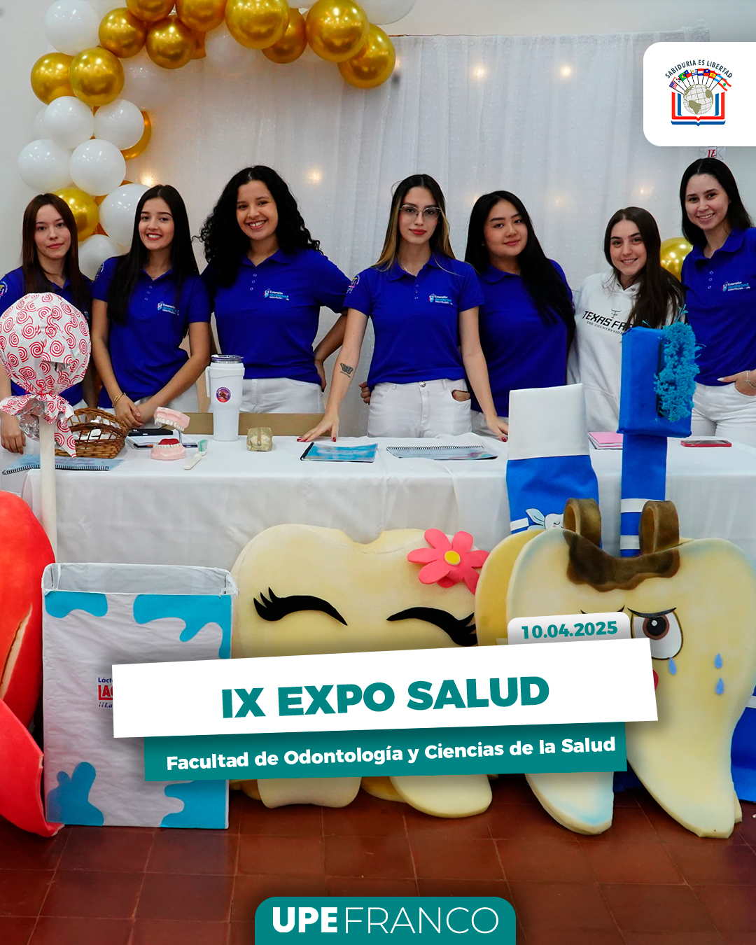 Concluye la IX Expo Salud en UPE FRANCO: Educación, salud y comunidad