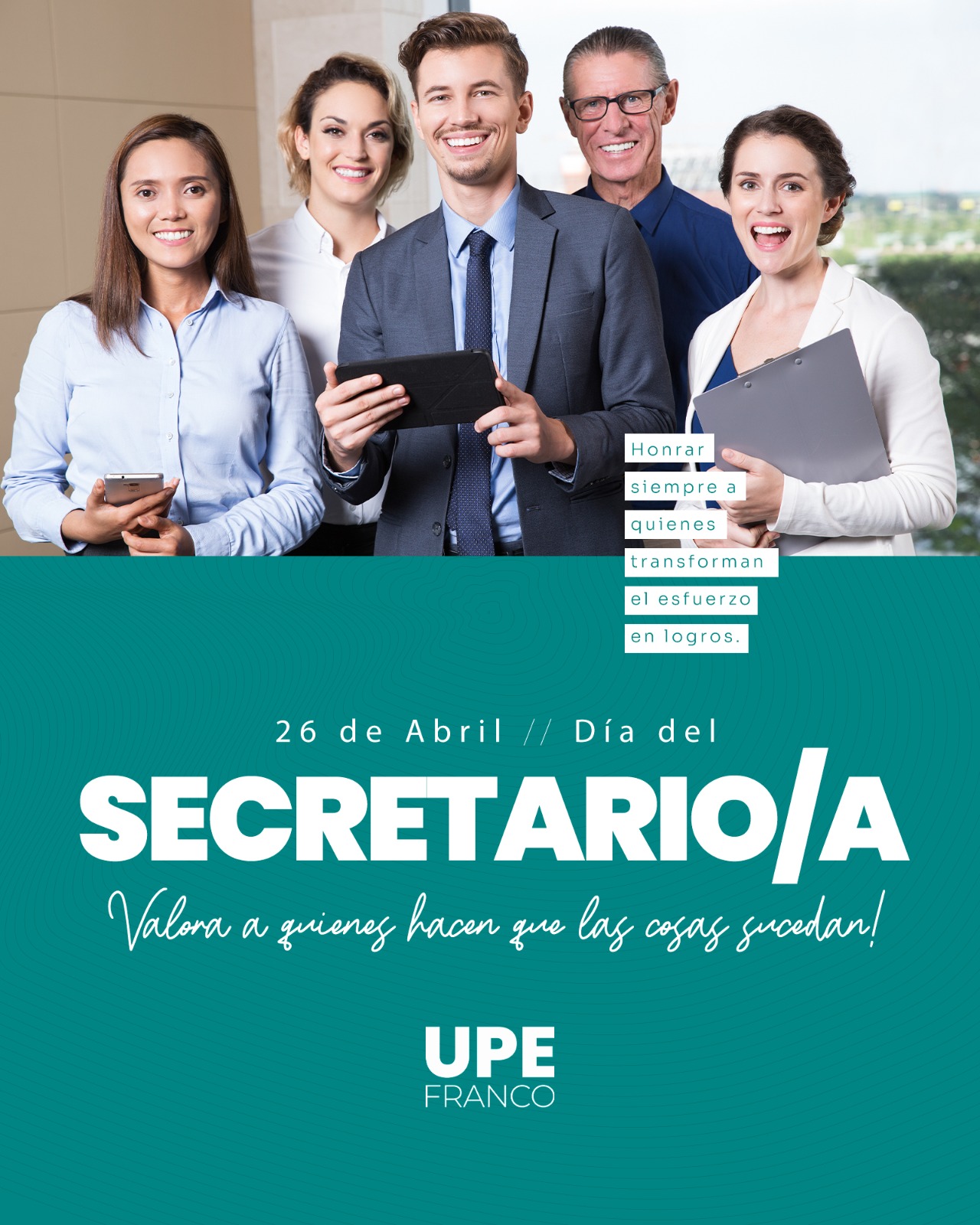 26 de abril: Día del Secretario y la Secretaria