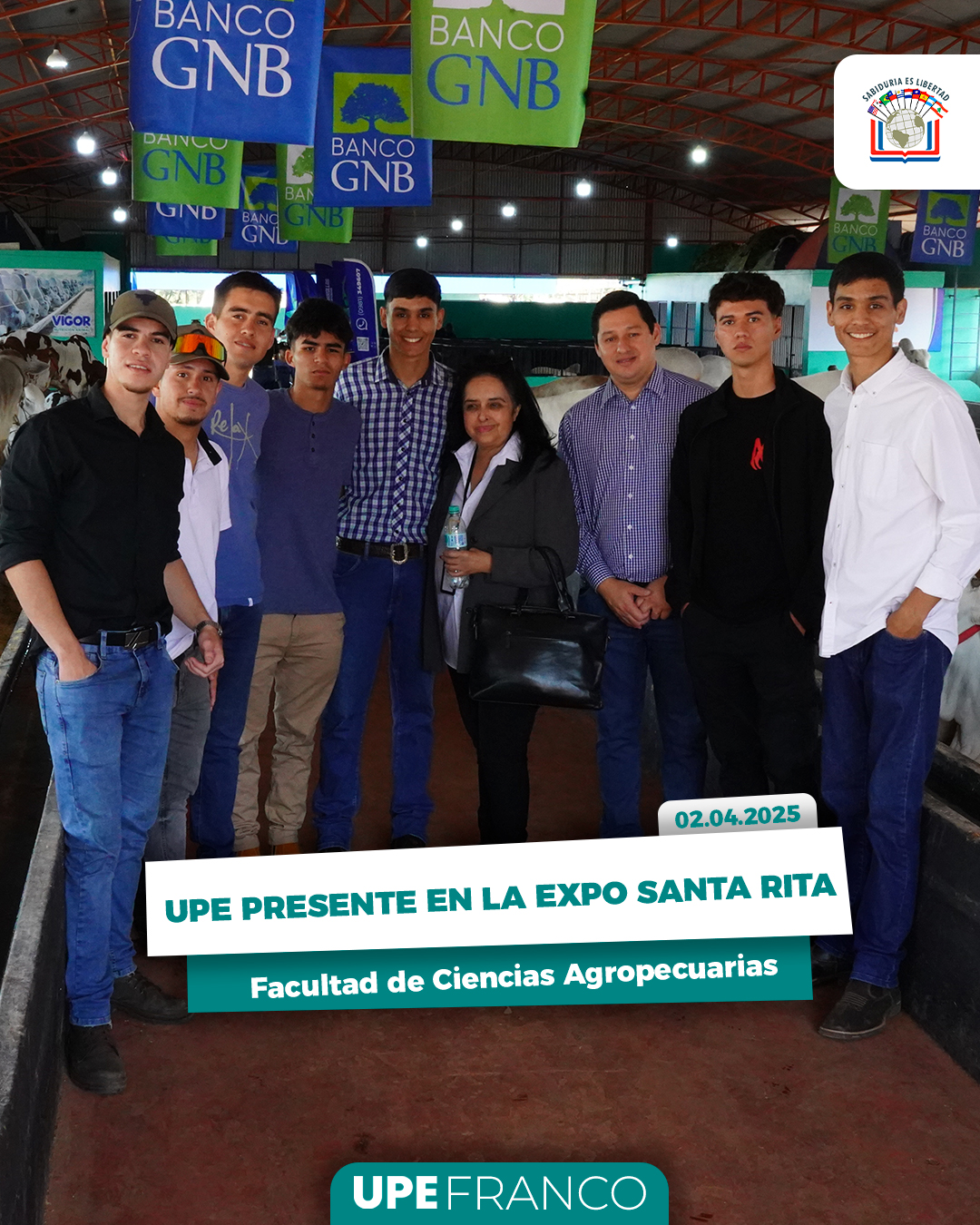 Facultad de Ciencias Agropecuarias en la Expo Santa Rita: Fortaleciendo vínculos con el sector productivo