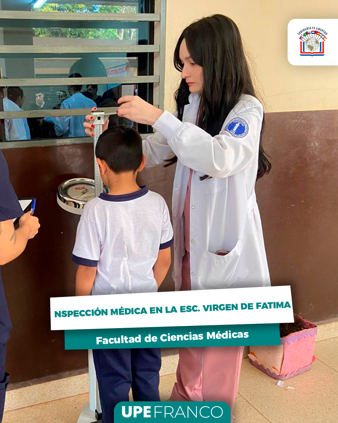  Jornada de inspección médica: Alumnos de Medicina aplican conocimientos en la comunidad escolar