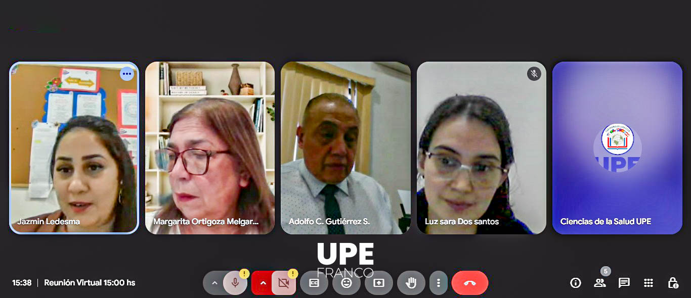 Reunión virtual: UPE y UCP coordinan seminario sobre internacionalización de la Educación Superior