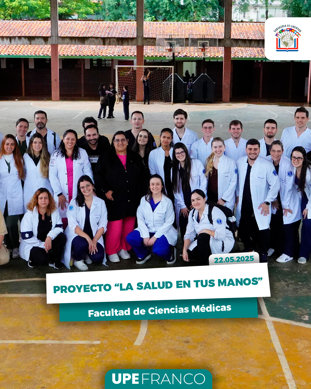 “La Salud en tus Manos”: Estudiantes de Medicina inician proyecto educativo y preventivo en la comunidad escolar