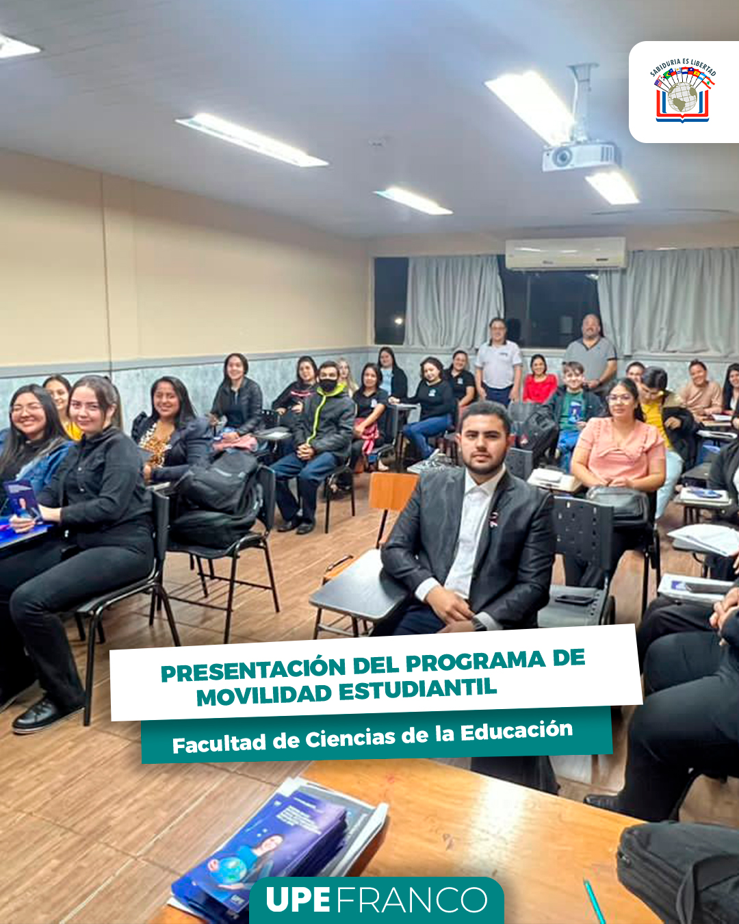 Presentación del Programa de Movilidad Estudiantil en la Facultad de Ciencias de la Educación