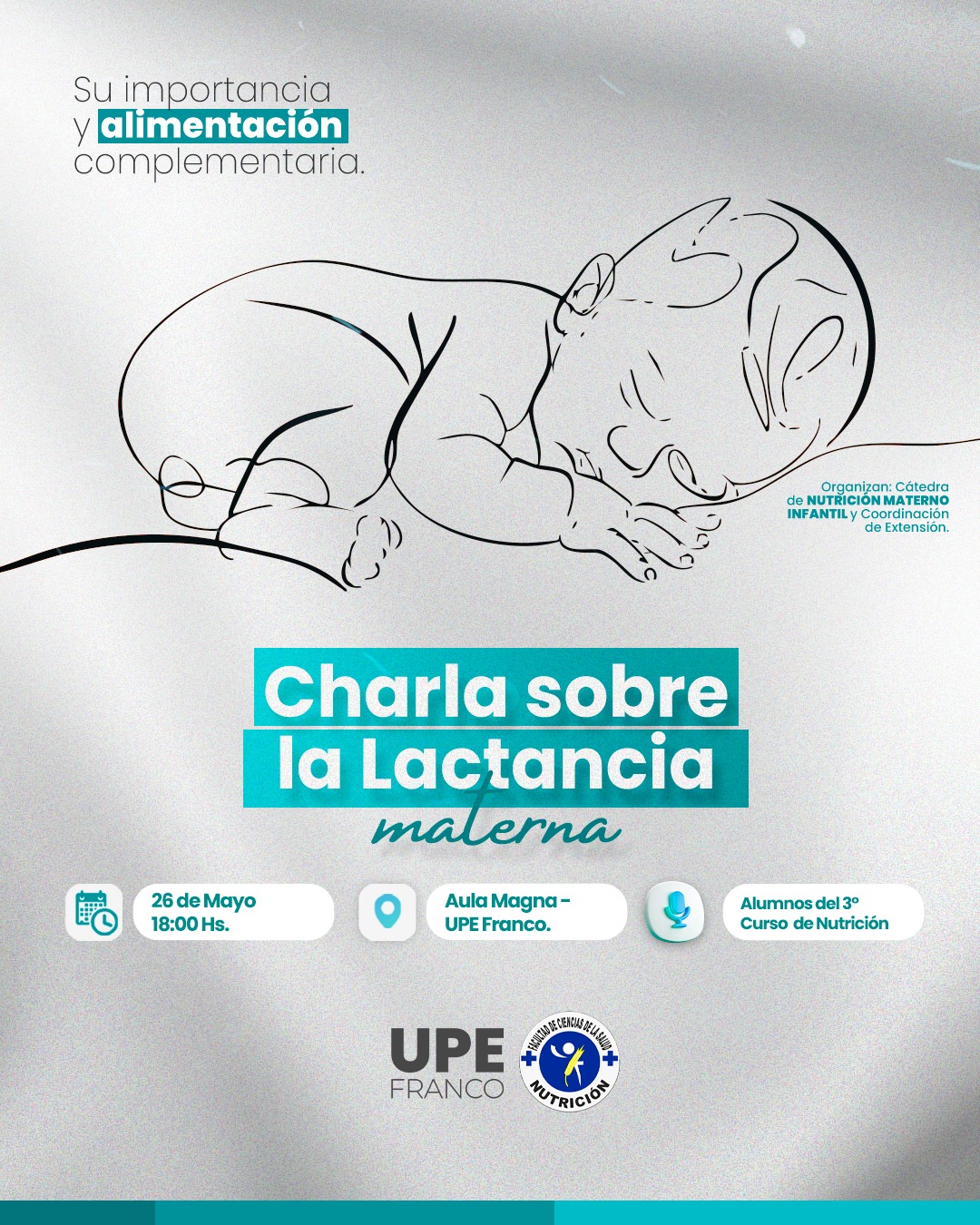 Charla sobre la Lactancia Materna: Su importancia y alimentación complementaria