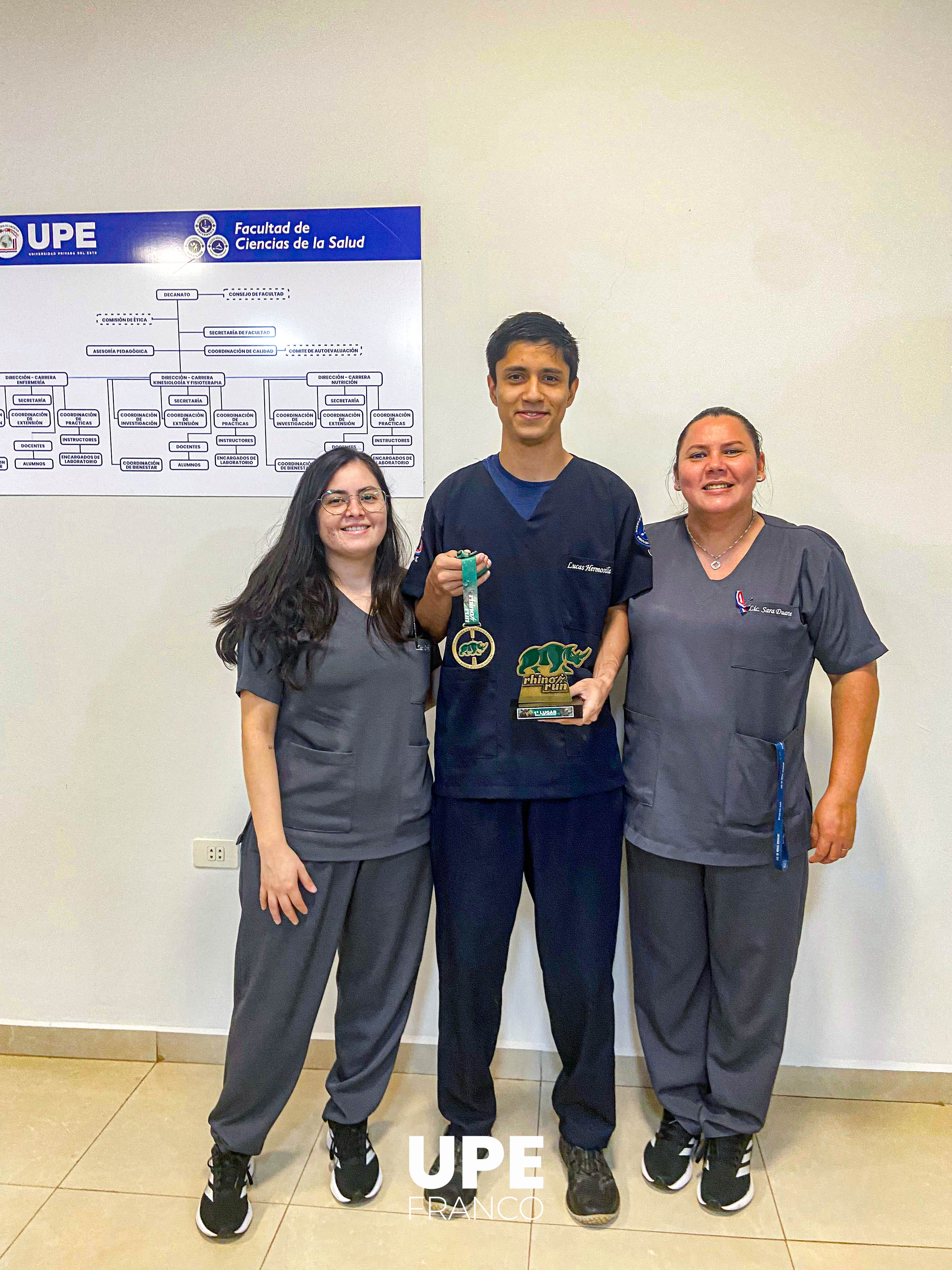 Orgullo UPE: Estudiante de Kinesiología y Fisioterapia triunfa en corrida de Foz de Iguazú