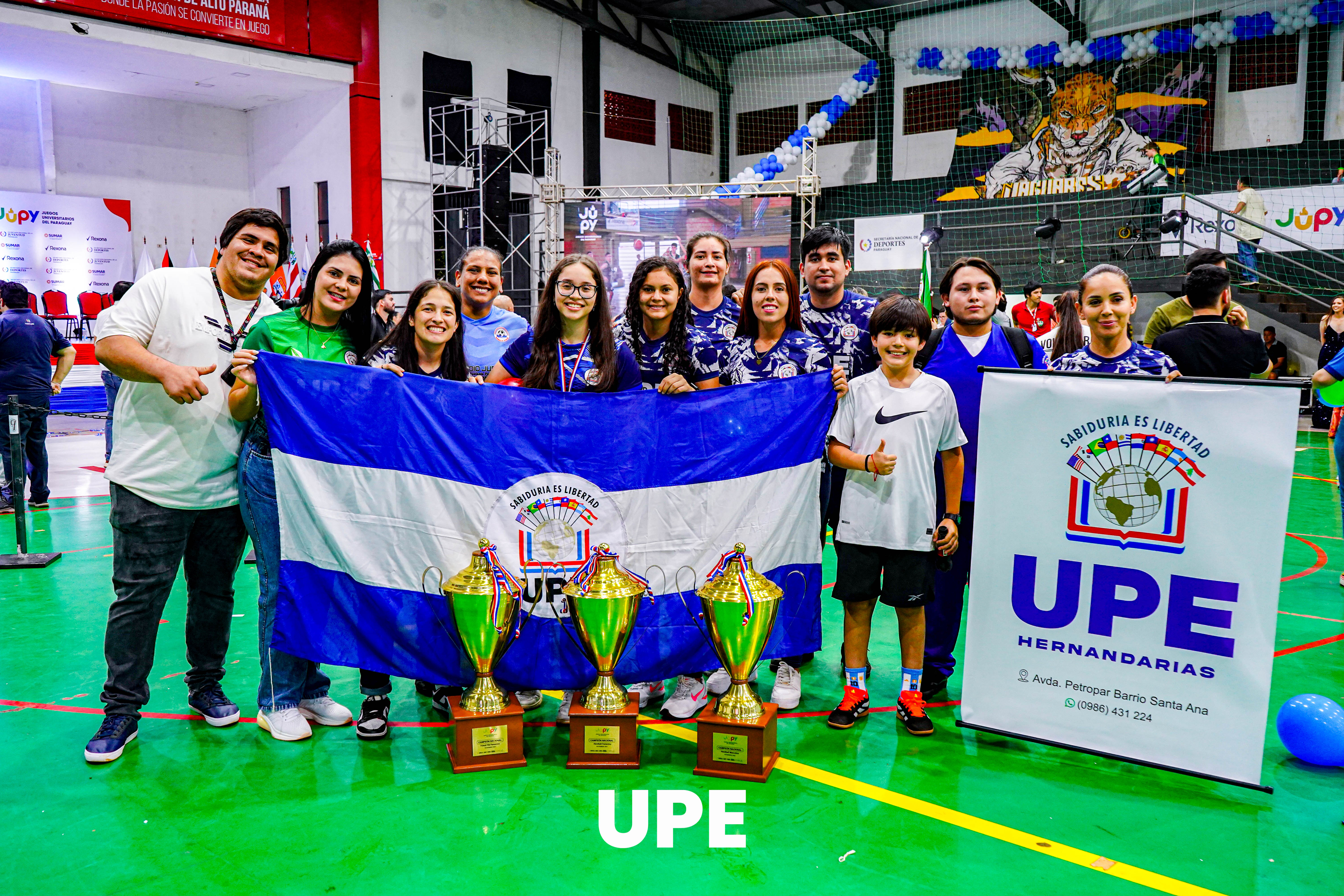 UPE presente en la inauguración de los Juegos Universitarios del Paraguay 2025