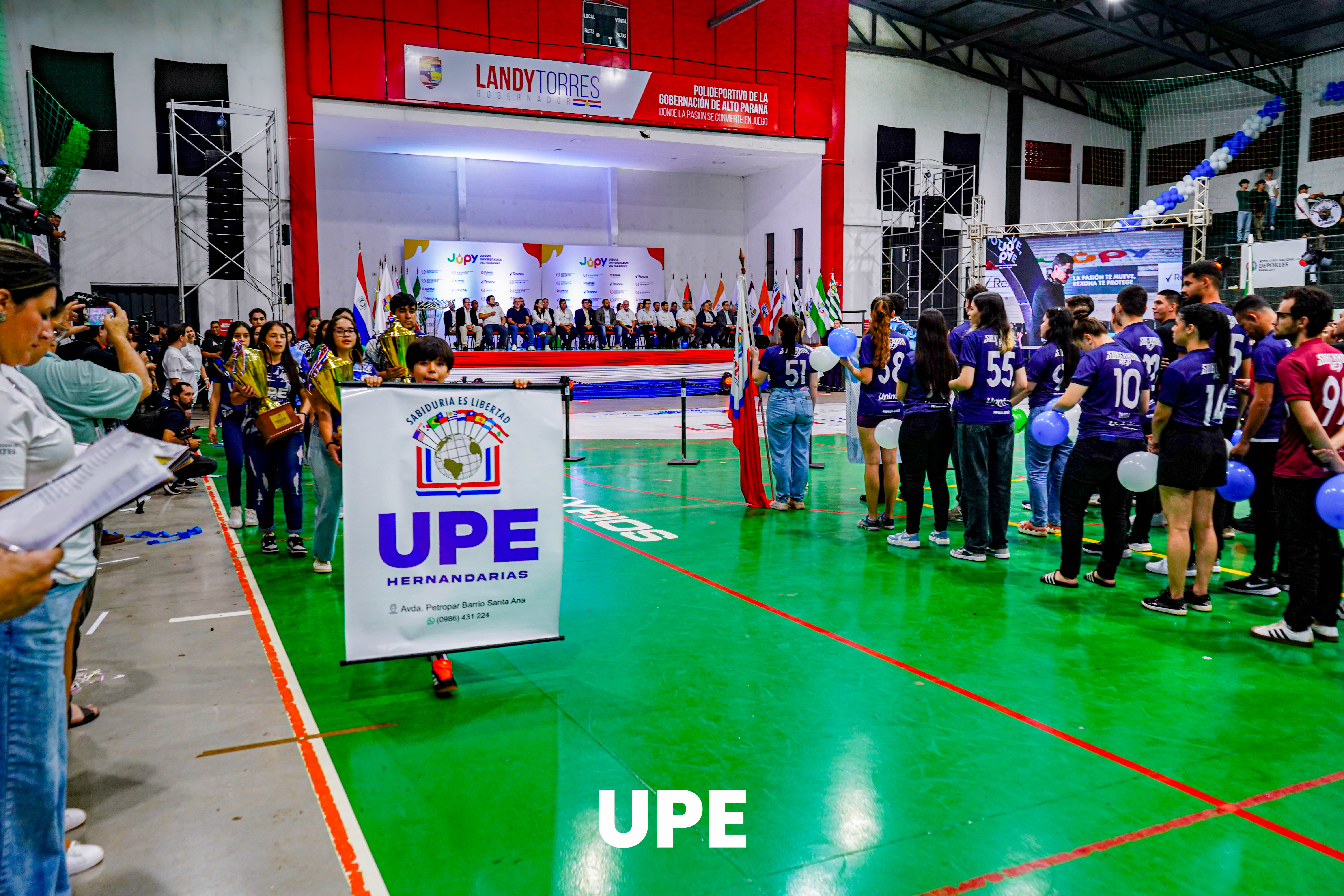 UPE presente en la inauguración de los Juegos Universitarios del Paraguay 2025