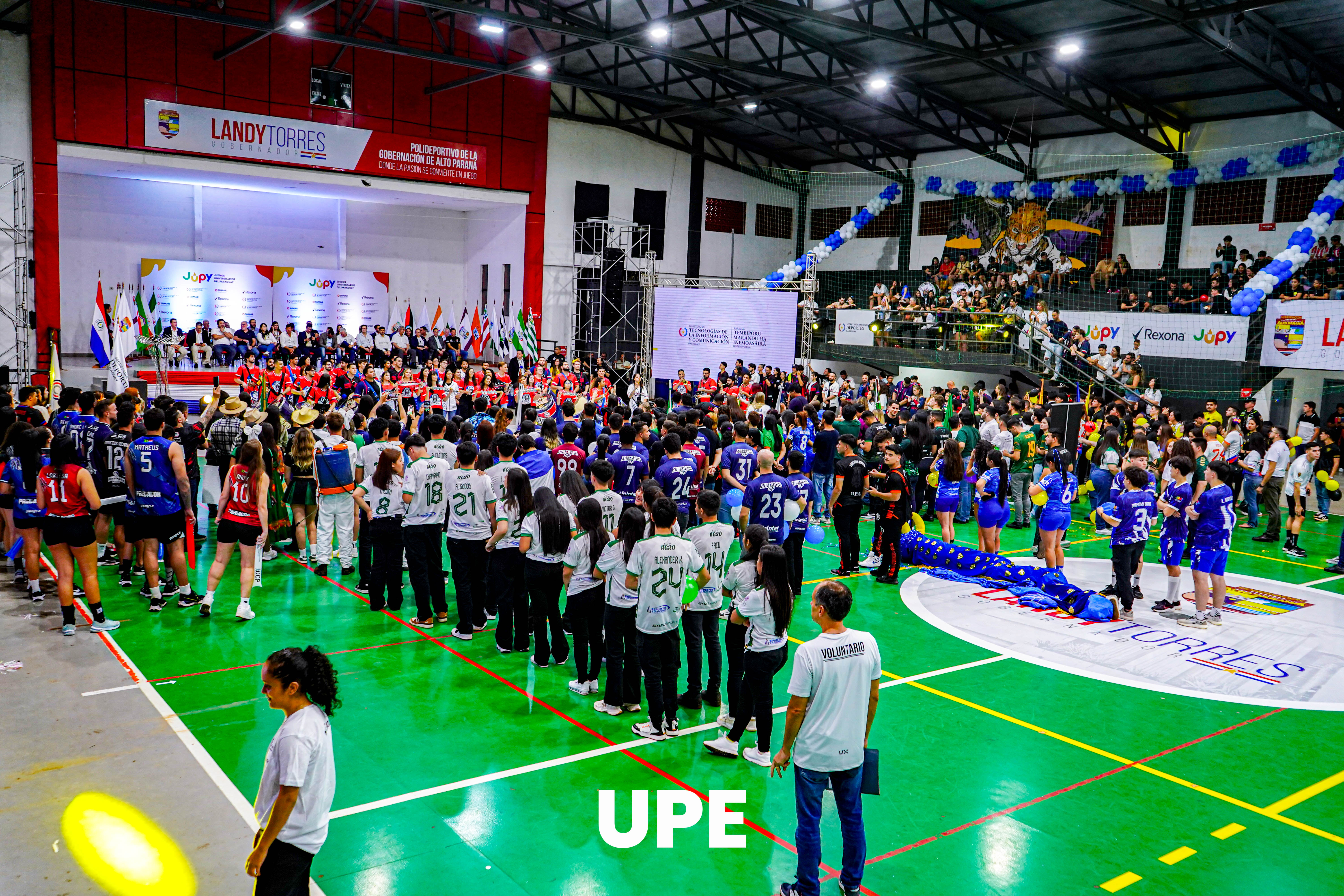 UPE presente en la inauguración de los Juegos Universitarios del Paraguay 2025