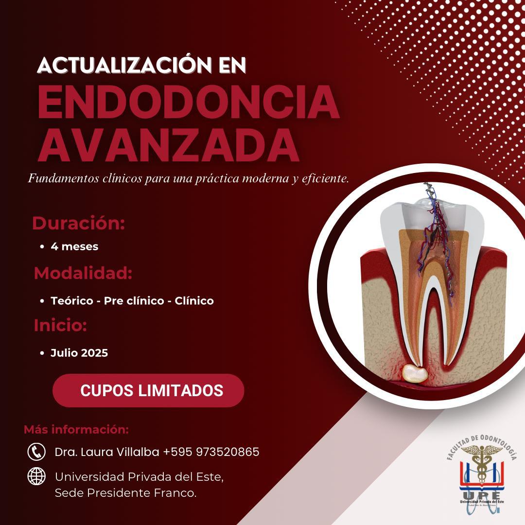 Curso de Actualización en Endodoncia Avanzada: ¡Inscripciones Abiertas!