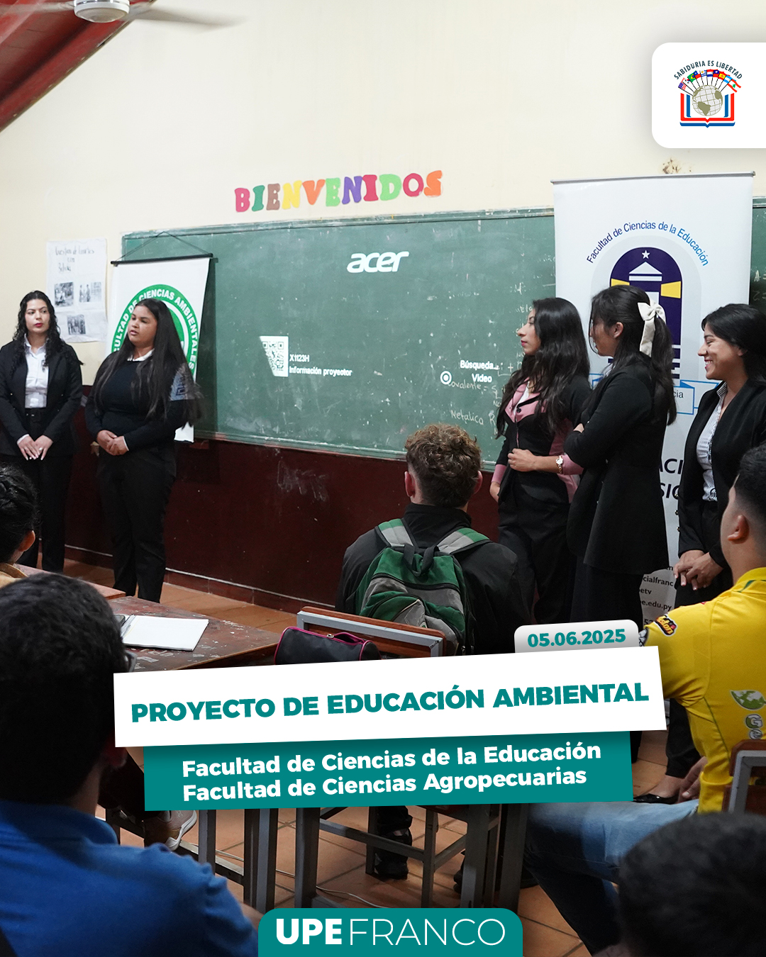 Ciencias de la Educación y Ciencias Agropecuarias UPE impulsan Proyecto de Educación Ambiental