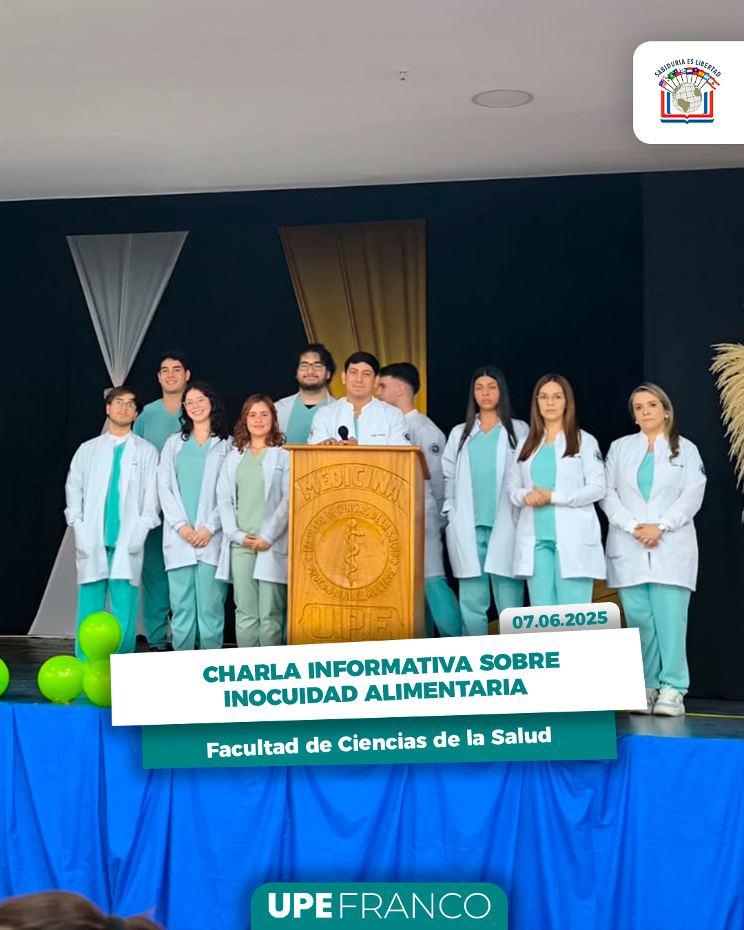 Estudiantes de Nutrición realizan Charla Informativa sobre Inocuidad Alimentaria