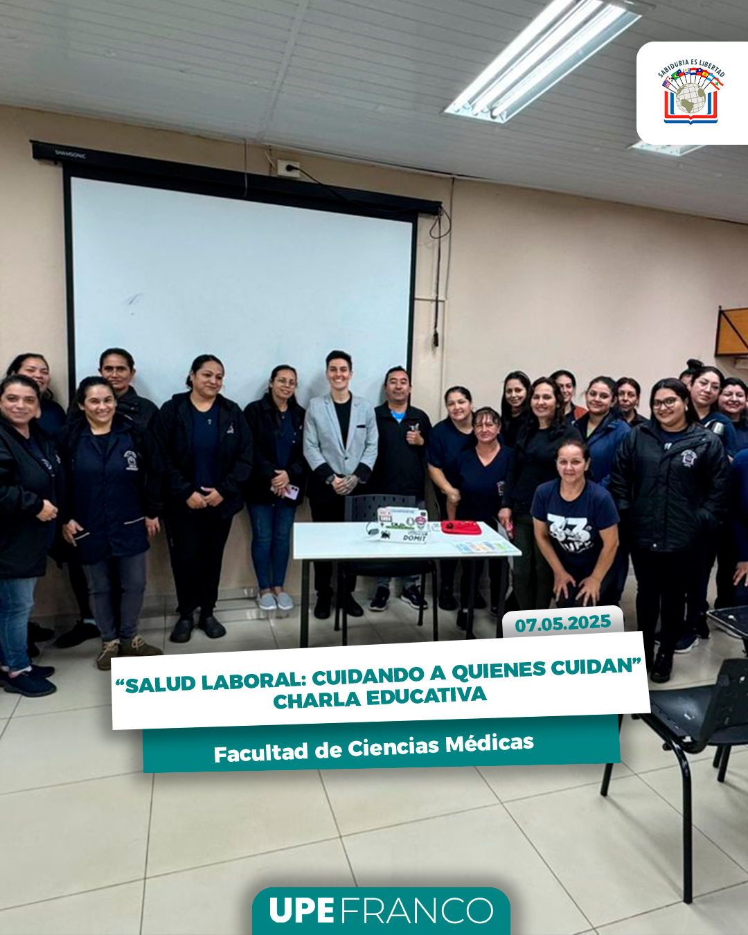 “Cuidando a quienes cuidan”: Charla Educativa sobre Salud Laboral