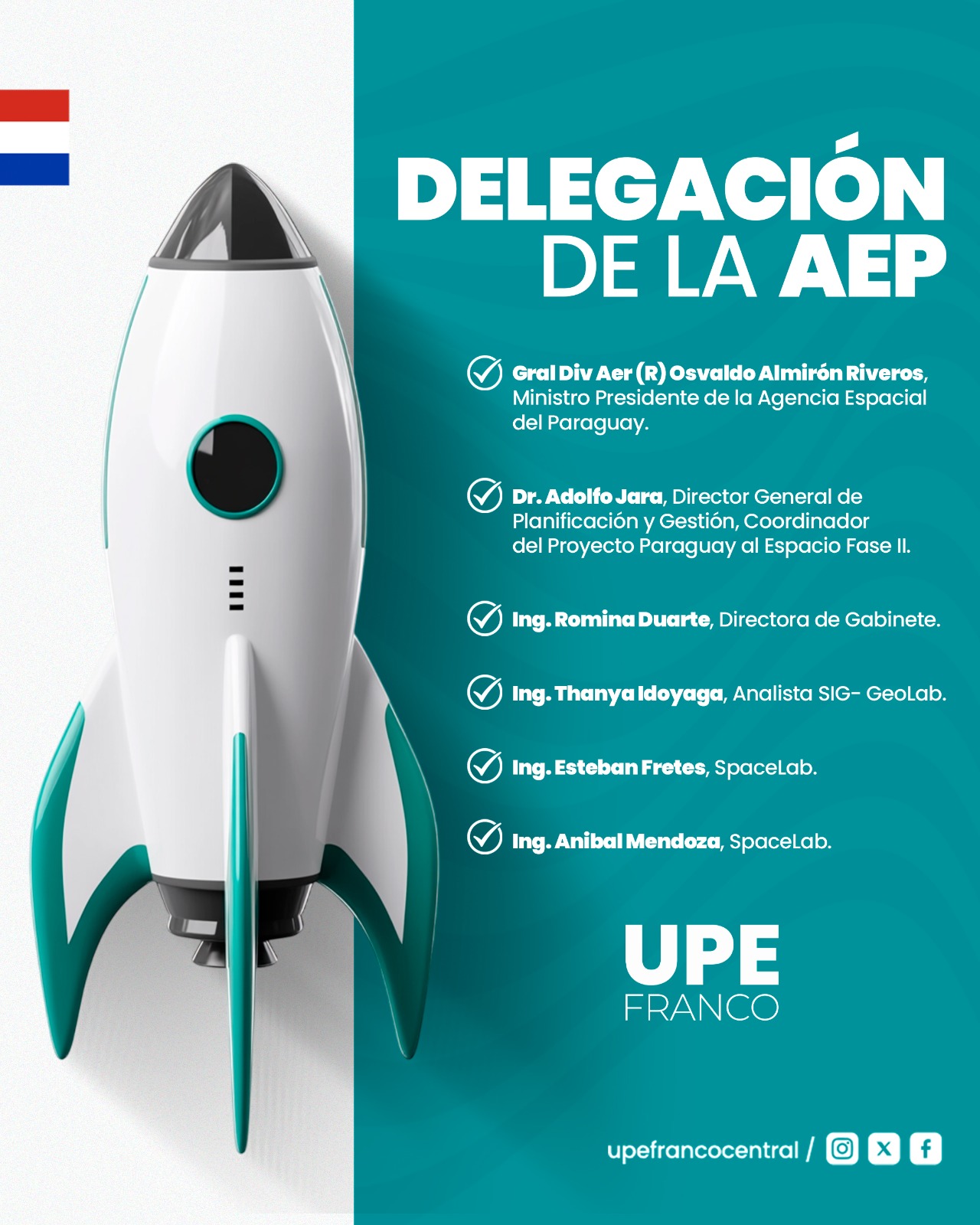 Paraguay al Espacio: Encuentro académico con la Agencia Espacial del Paraguay en la UPE FRANCO