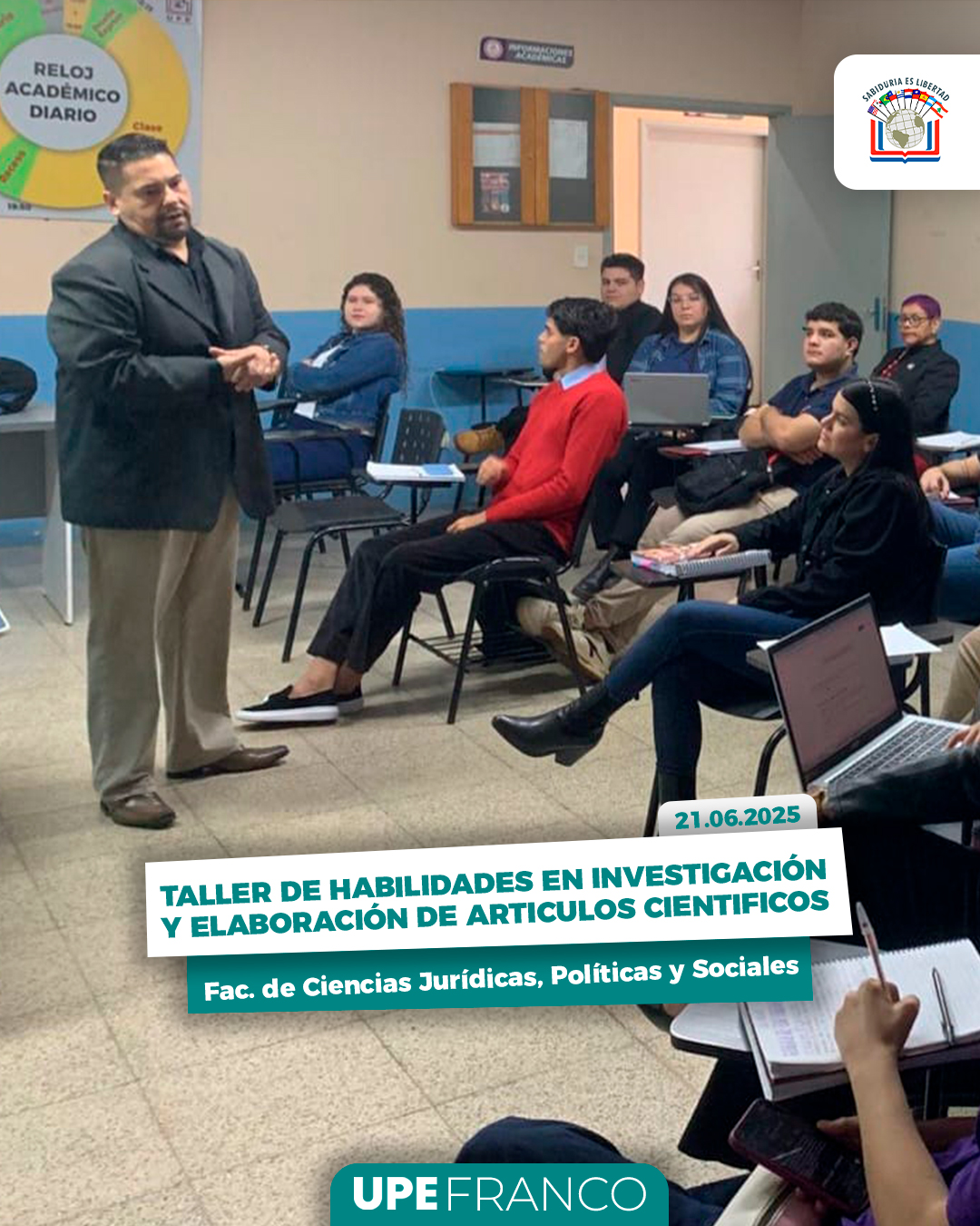 Inicia el Taller de Habilidades en Investigación y Elaboración de Artículos Científicos