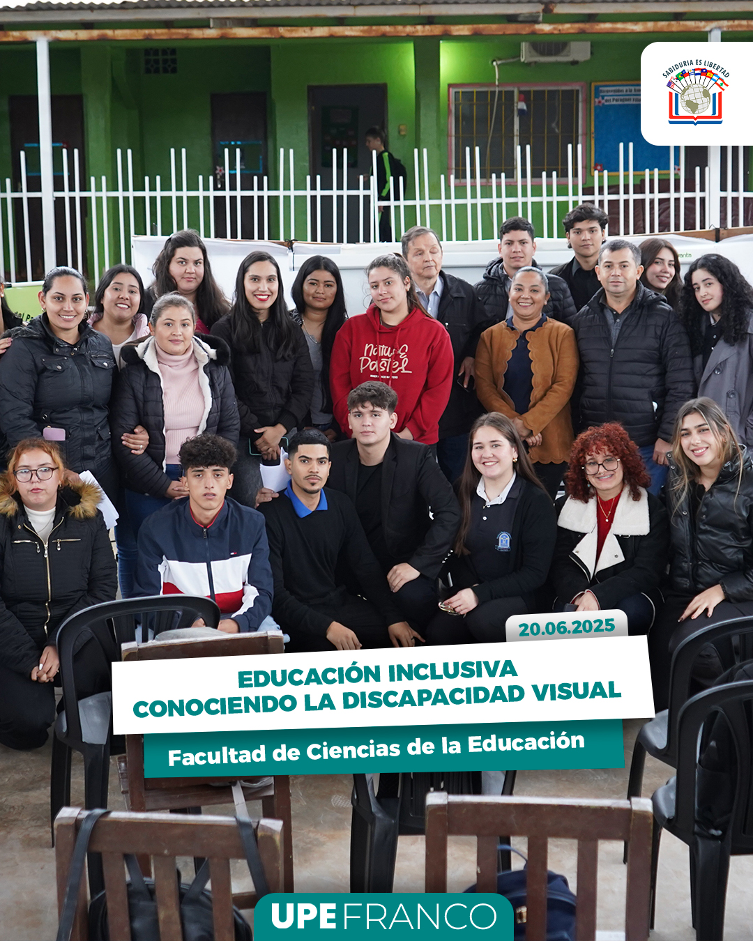 Conociendo la discapacidad visual: Estudiantes de Ciencias de la Educación visitan la Asociación de Ciegos del Paraguay