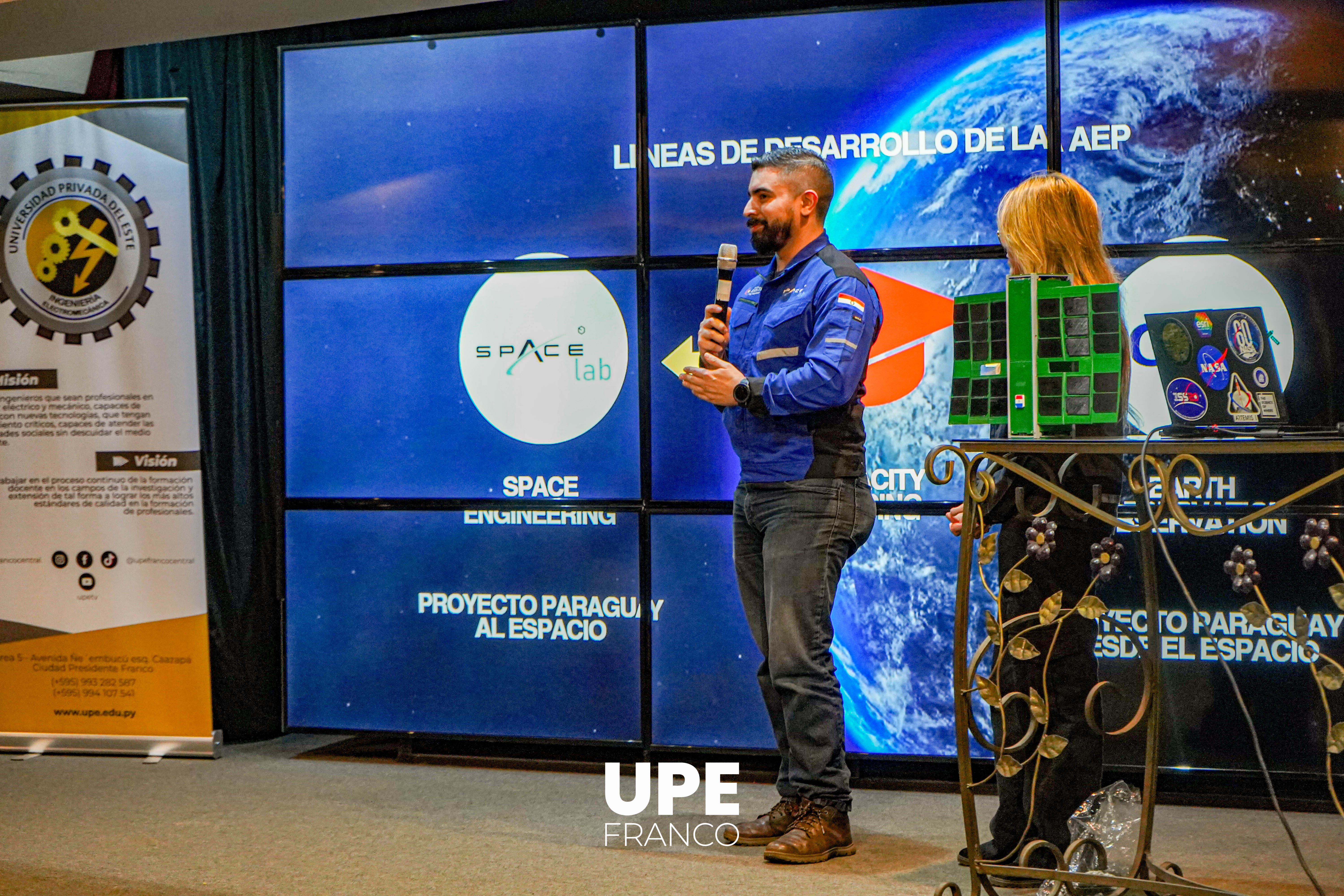 Paraguay al Espacio: UPE Franco recibió a la Agencia Espacial del Paraguay