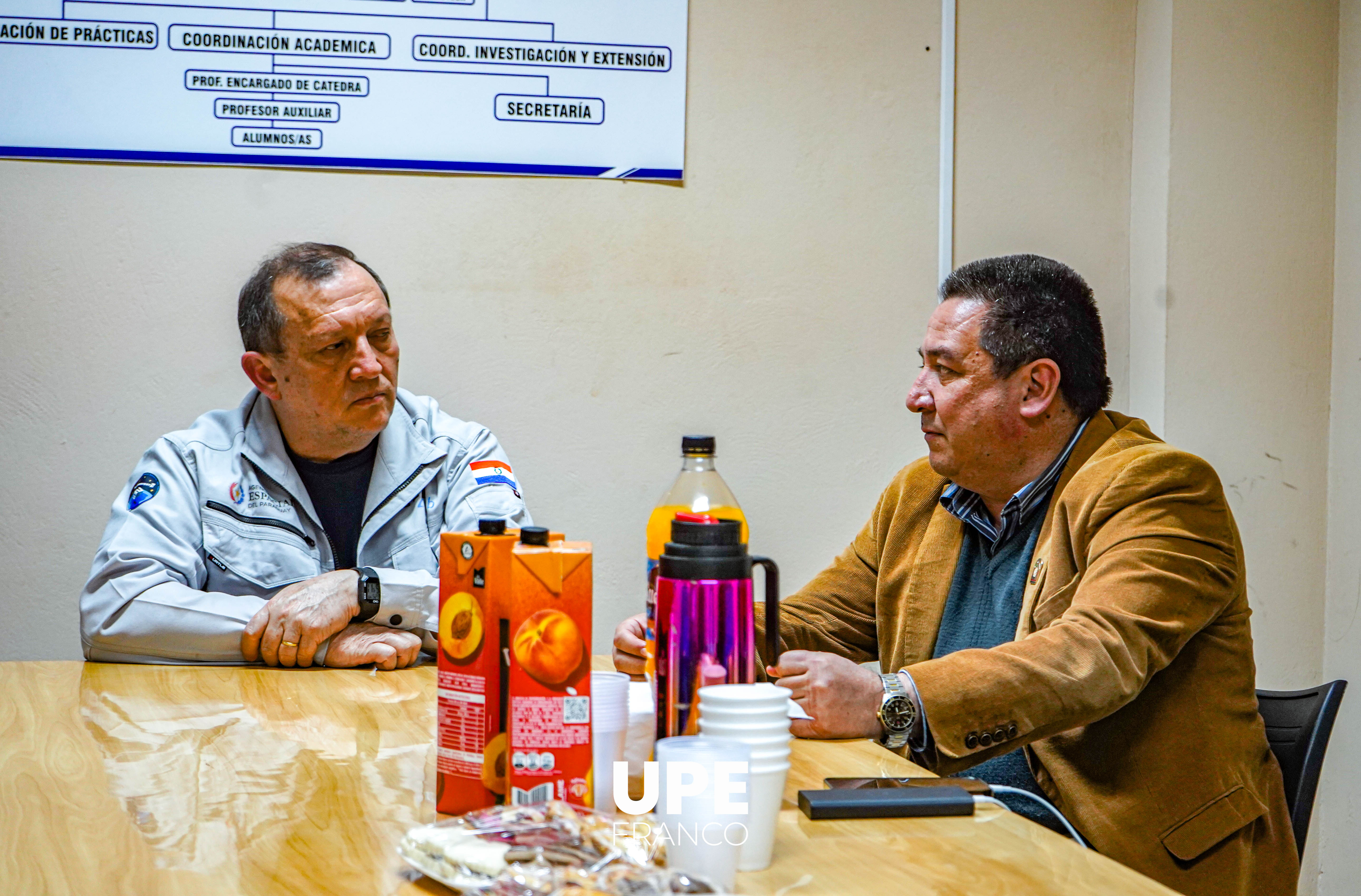 Reunión Estratégica entre autoridades de la Facultad de Ciencias y Tecnologías y la Agencia Espacial del Paraguay