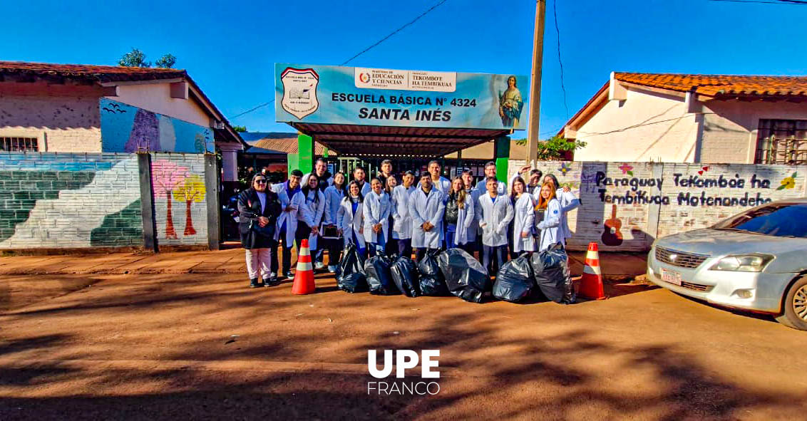 Escuela Saludable: Estudiantes de Medicina realizan Extensión Universitaria en la Escuela Santa Inés