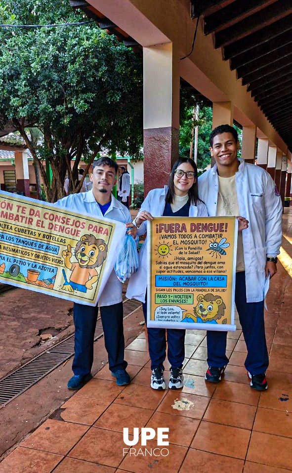 Escuela Saludable: Estudiantes de Medicina realizan Extensión Universitaria en la Escuela Santa Inés