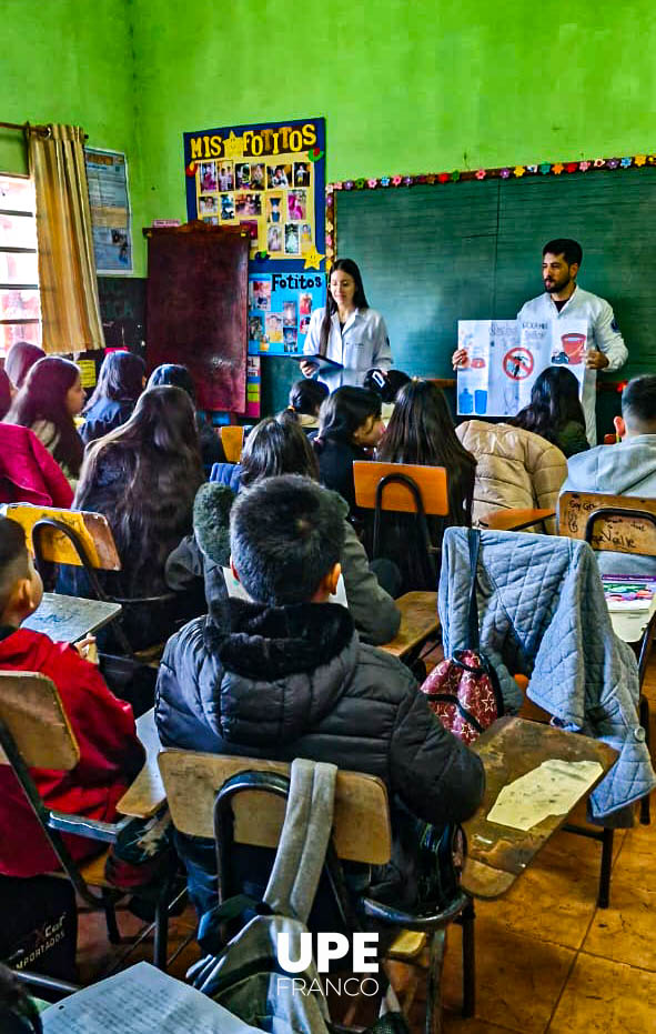 Escuela Saludable: Estudiantes de Medicina realizan Extensión Universitaria en la Escuela Santa Inés