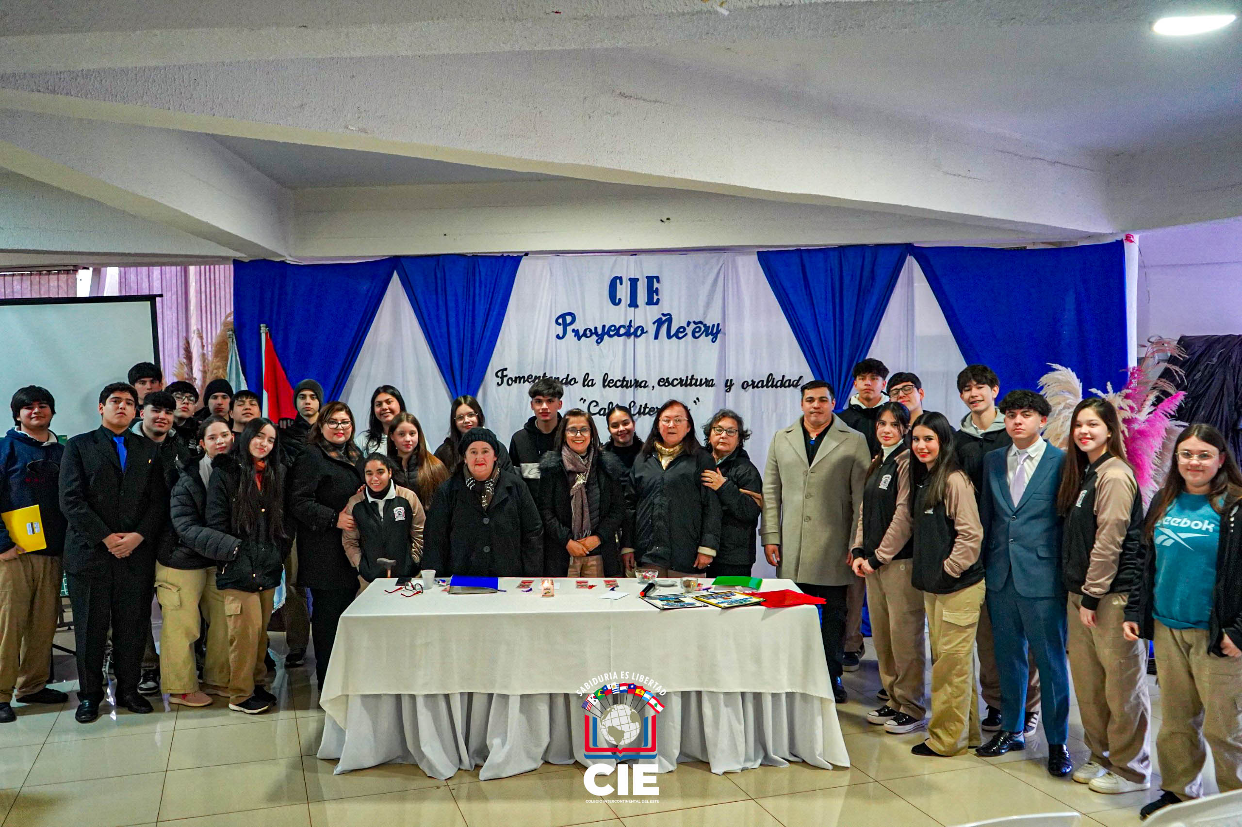 Café literario en el CIE: Segunda Jornada del Proyecto Ñe’ẽry