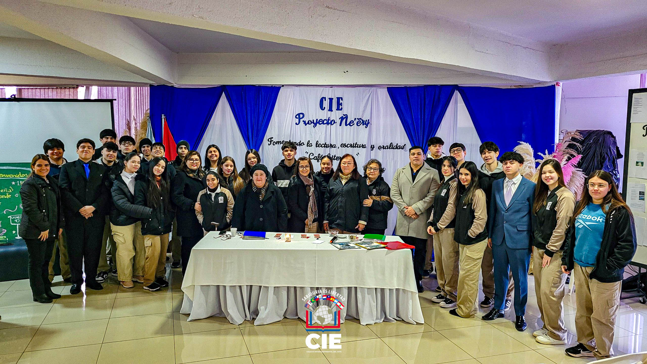 Café literario en el CIE: Segunda Jornada del Proyecto Ñe’ẽry