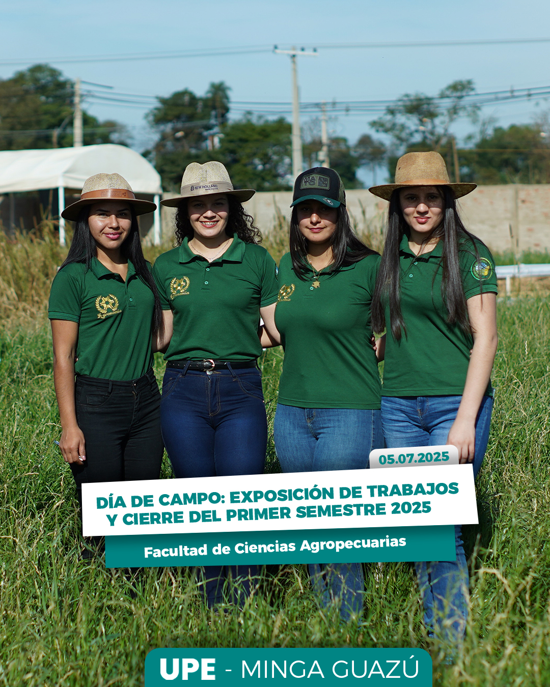 DÍA DE CAMPO: Estudiantes de Agronomía exponen sus trabajos del Primer Semestre 2025