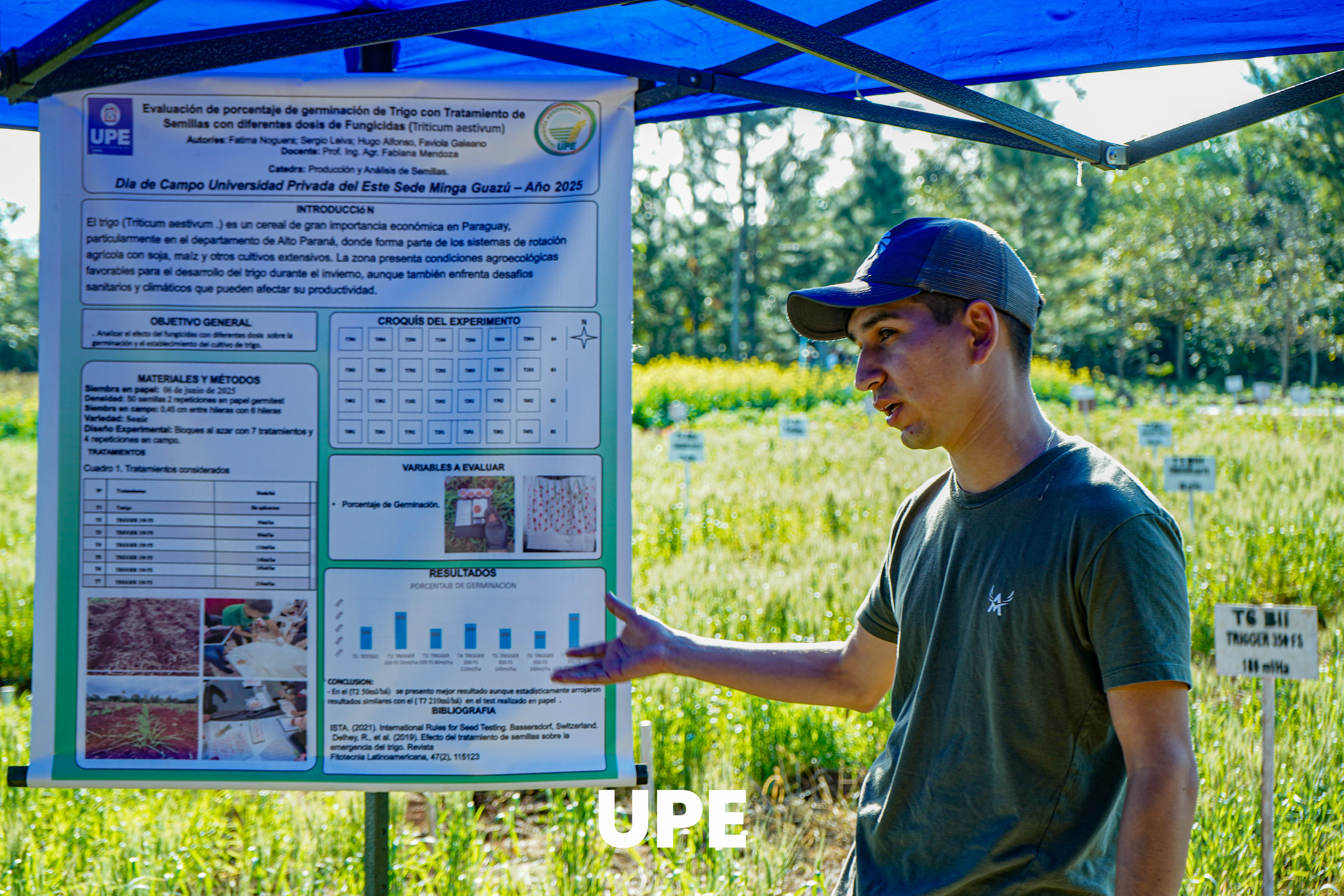 DÍA DE CAMPO: Estudiantes de Agronomía exponen sus trabajos del Primer Semestre 2025