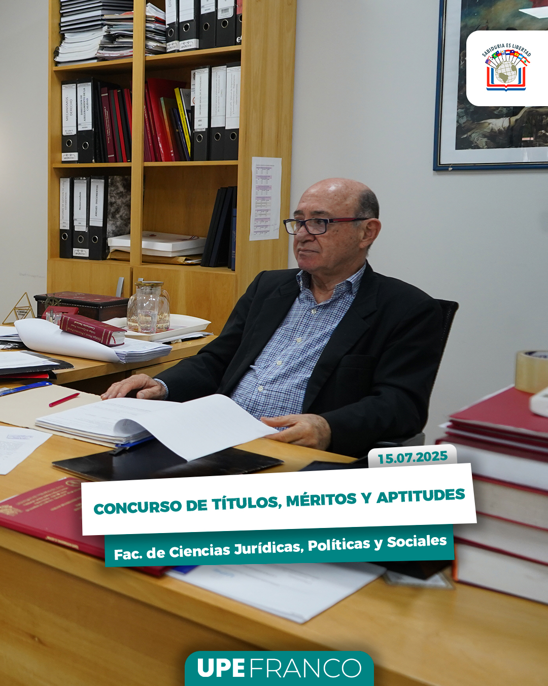 CONCURSO DE TÍTULOS, MÉRITOS Y APTITUDES: Entrevistas con postulantes a cátedras de Derecho