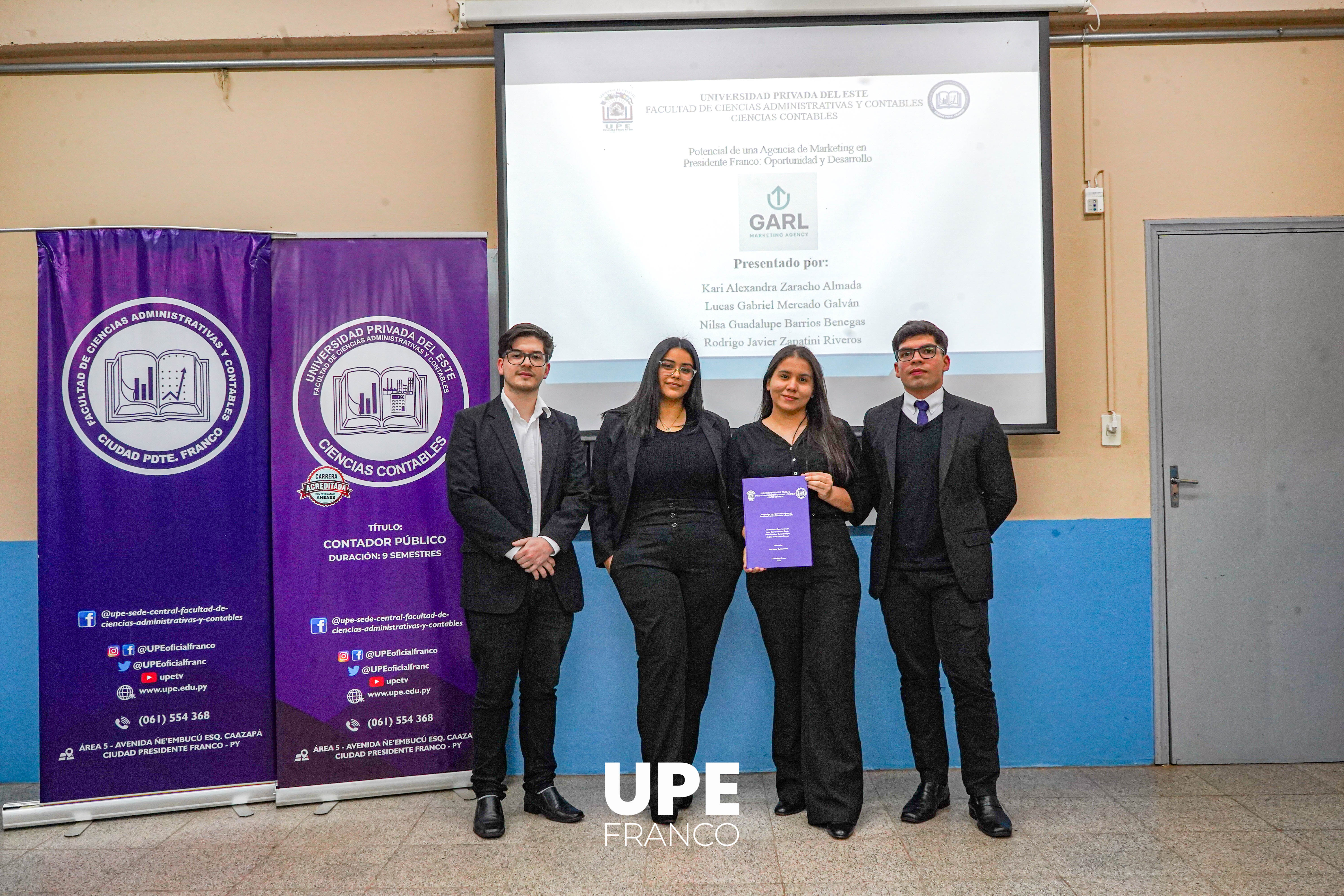 Estudiantes de Ciencias Contables concluyen su Examen Final de Emprendedurismo