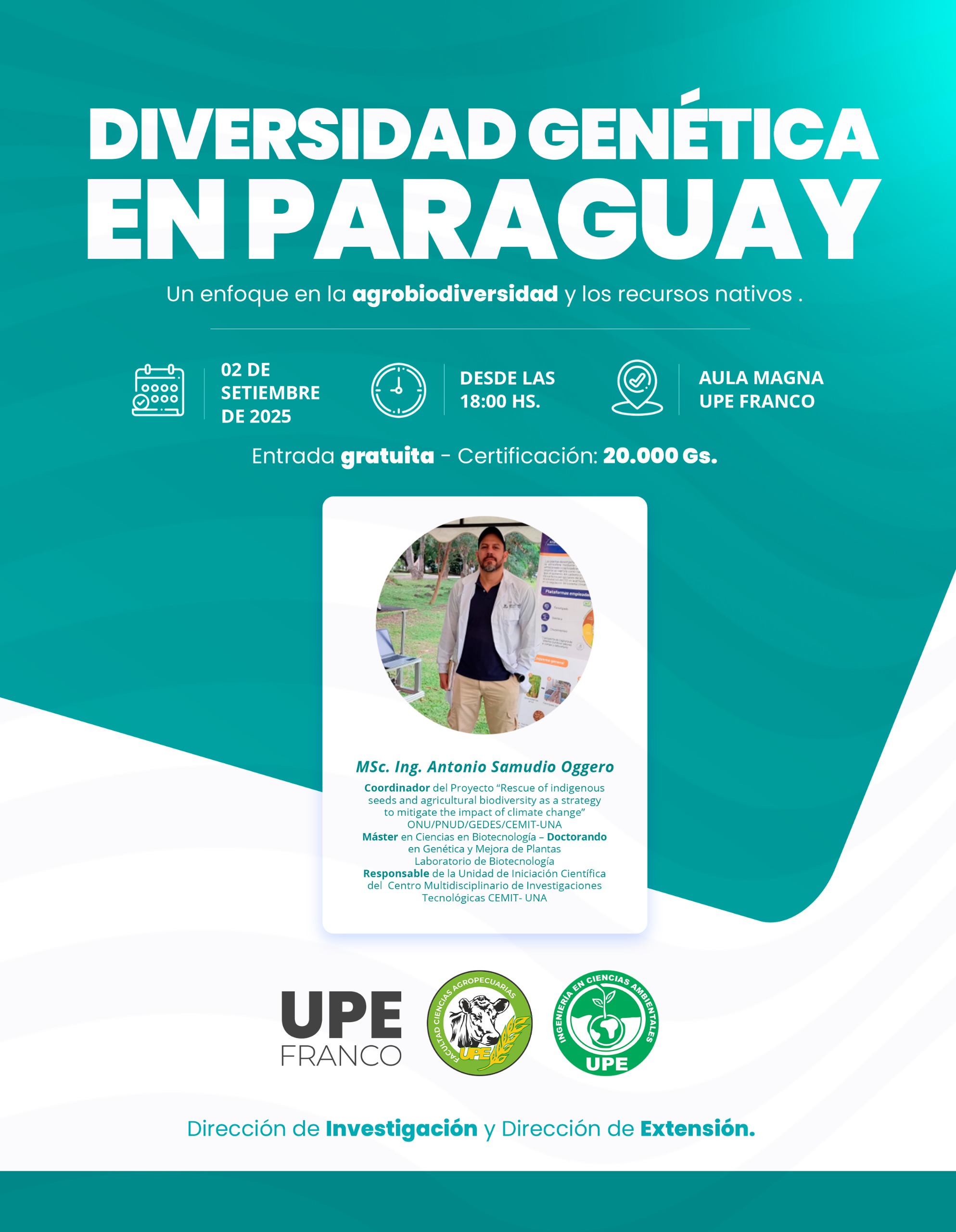Conferencia sobre Diversidad genética en Paraguay: Un enfoque en la agrobiodiversidad y los recursos nativos