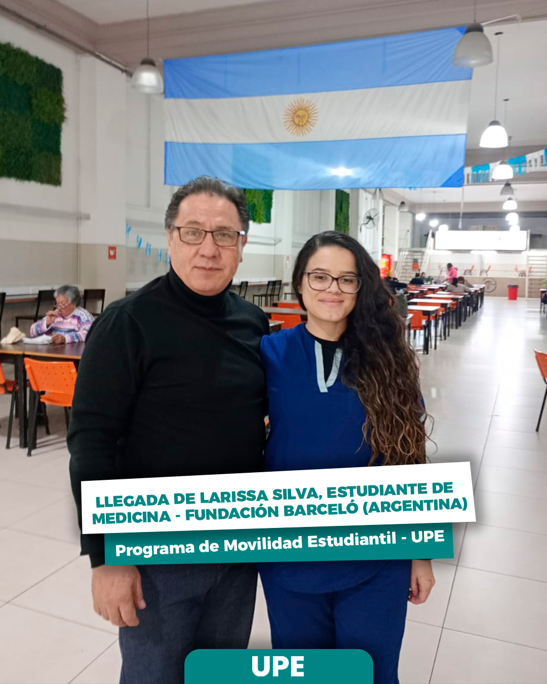 Larissa Silva, desde Buenos Aires a Asunción para vivir la experiencia UPE