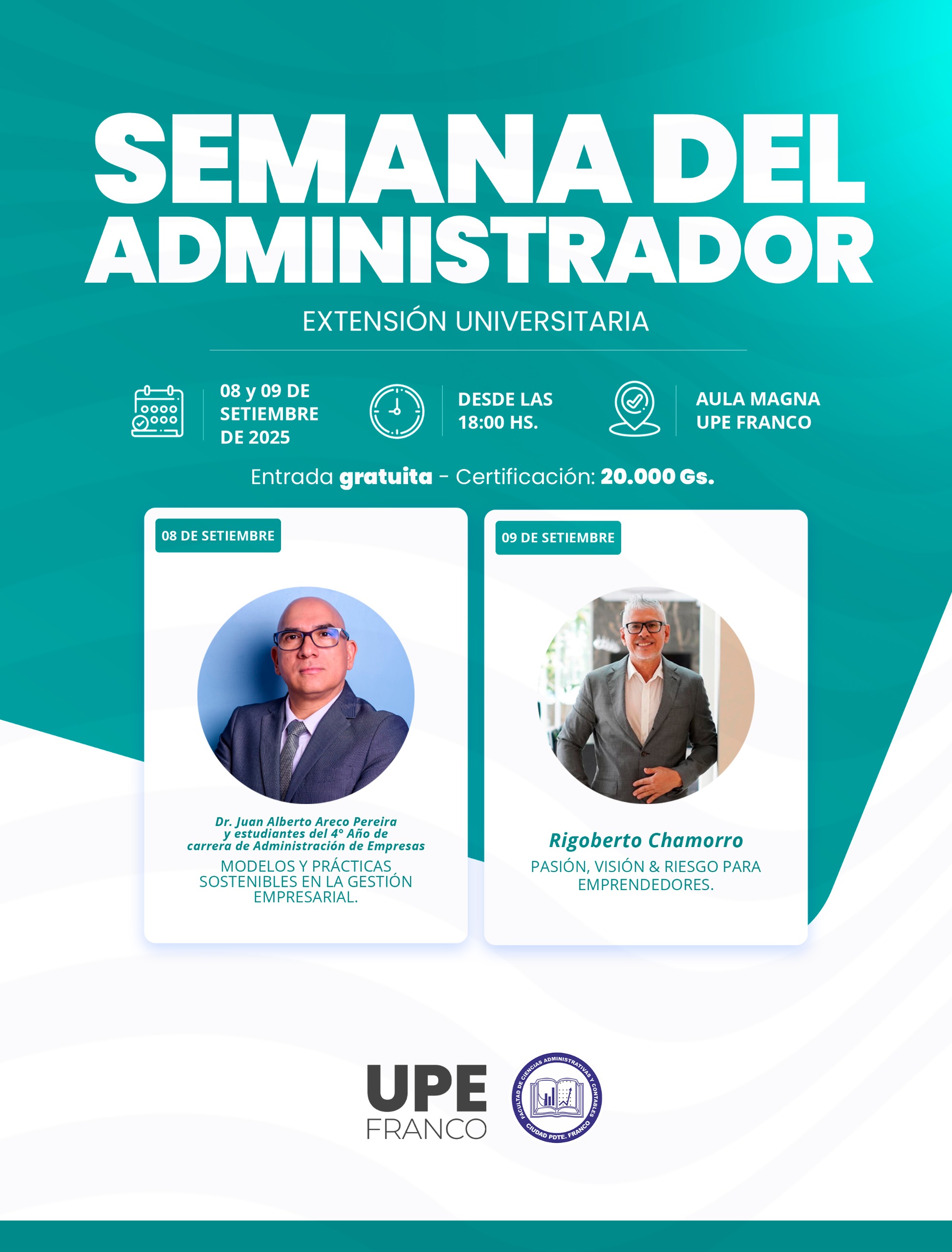 Semana del Administrador 2025 - UPE FRANCO