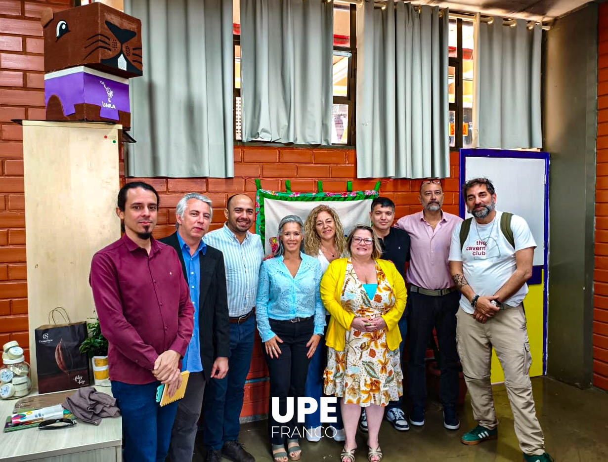 Director de Extensión UPE y autoridades de la Unión Latinoamericana de Extensión visitan la UNILA
