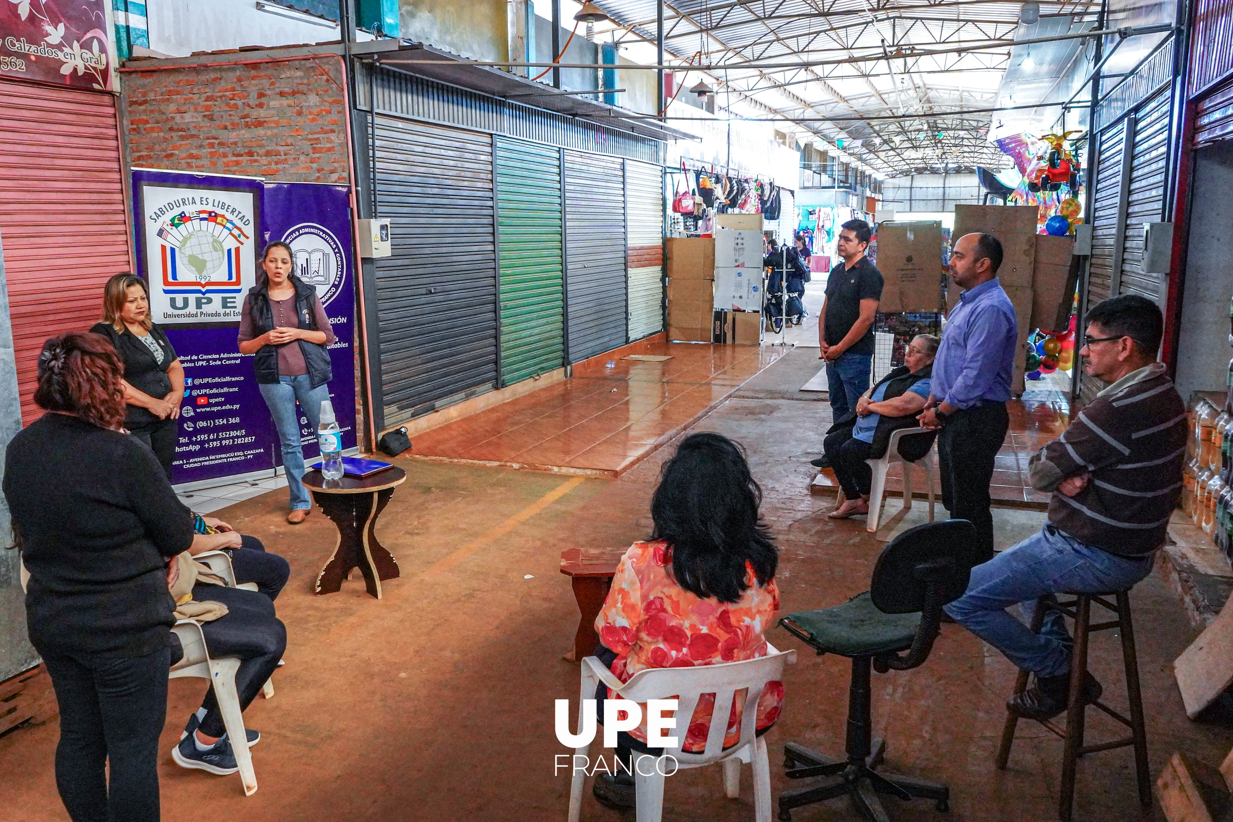 UPE inicia programa interdisciplinario de Extensión con trabajadores del Mercado Municipal de Presidente Franco