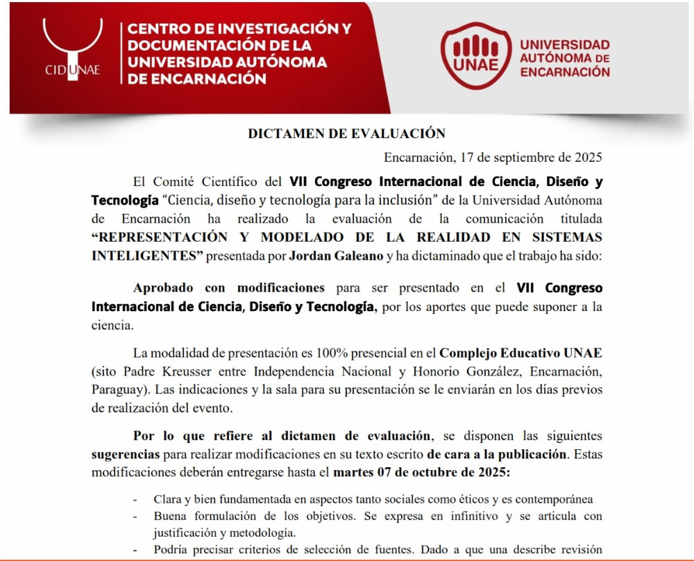 VII Congreso Internacional de Ciencia, Diseño y Tecnología Ciencia, diseño y tecnología para la inclusión